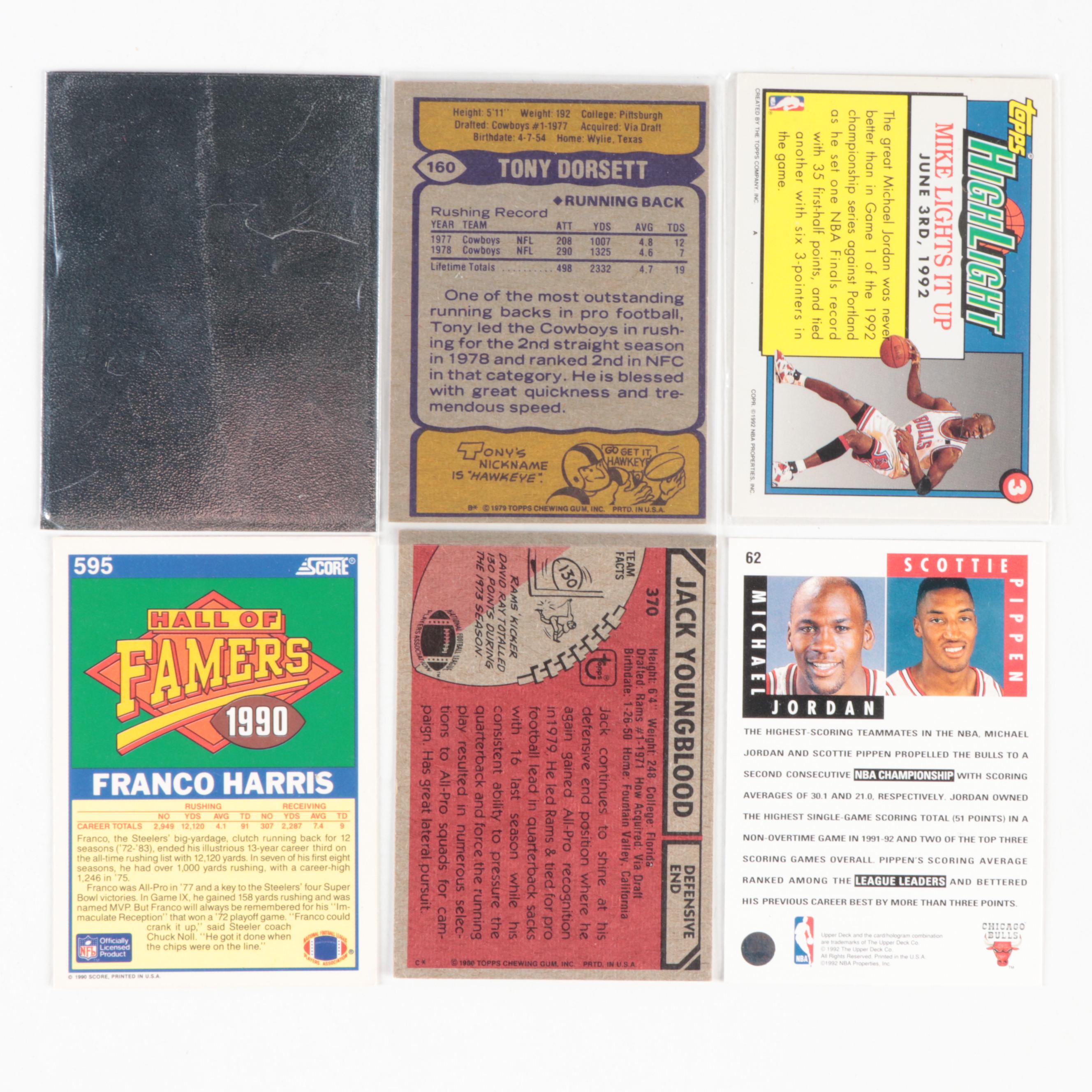 Topps, More Football, Baseball, Other Sports Cards with Jordan, HOF, 1950s–2010s