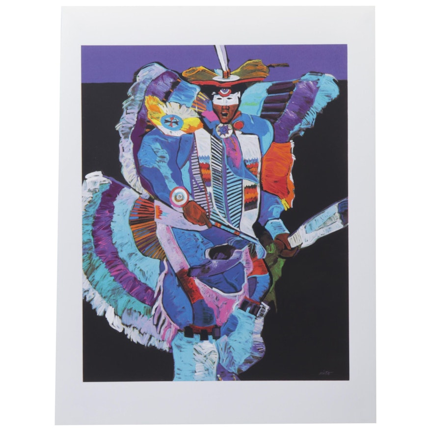 John Nieto Serigraph "Fancy Dancer," 1996