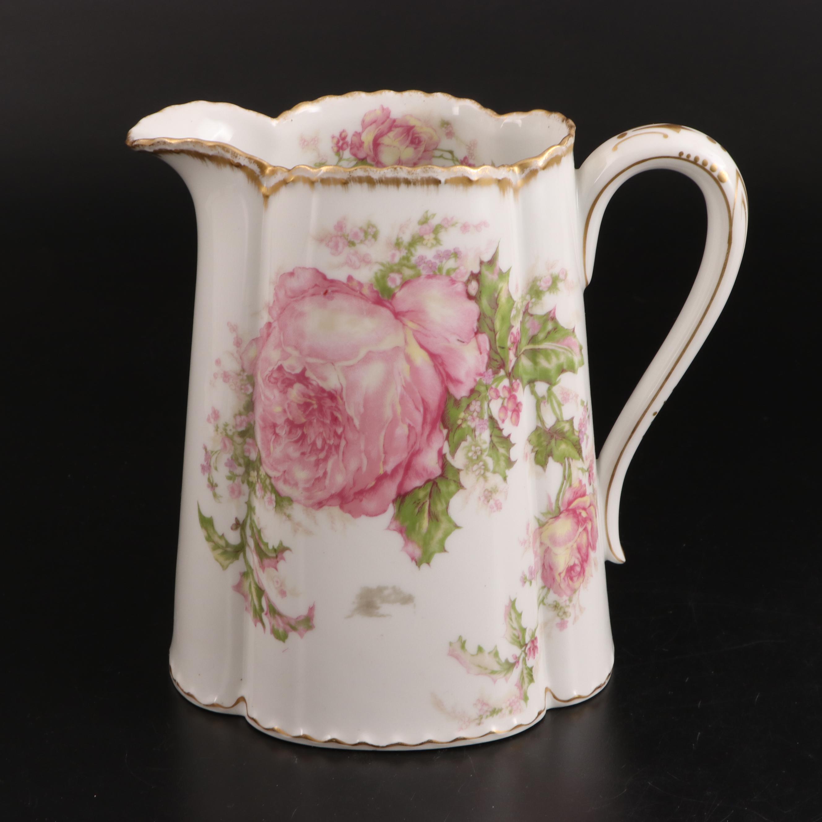 Haviland & Co. Limoges Porcelain Luncheon Sets with Pitcher and Serving Platter