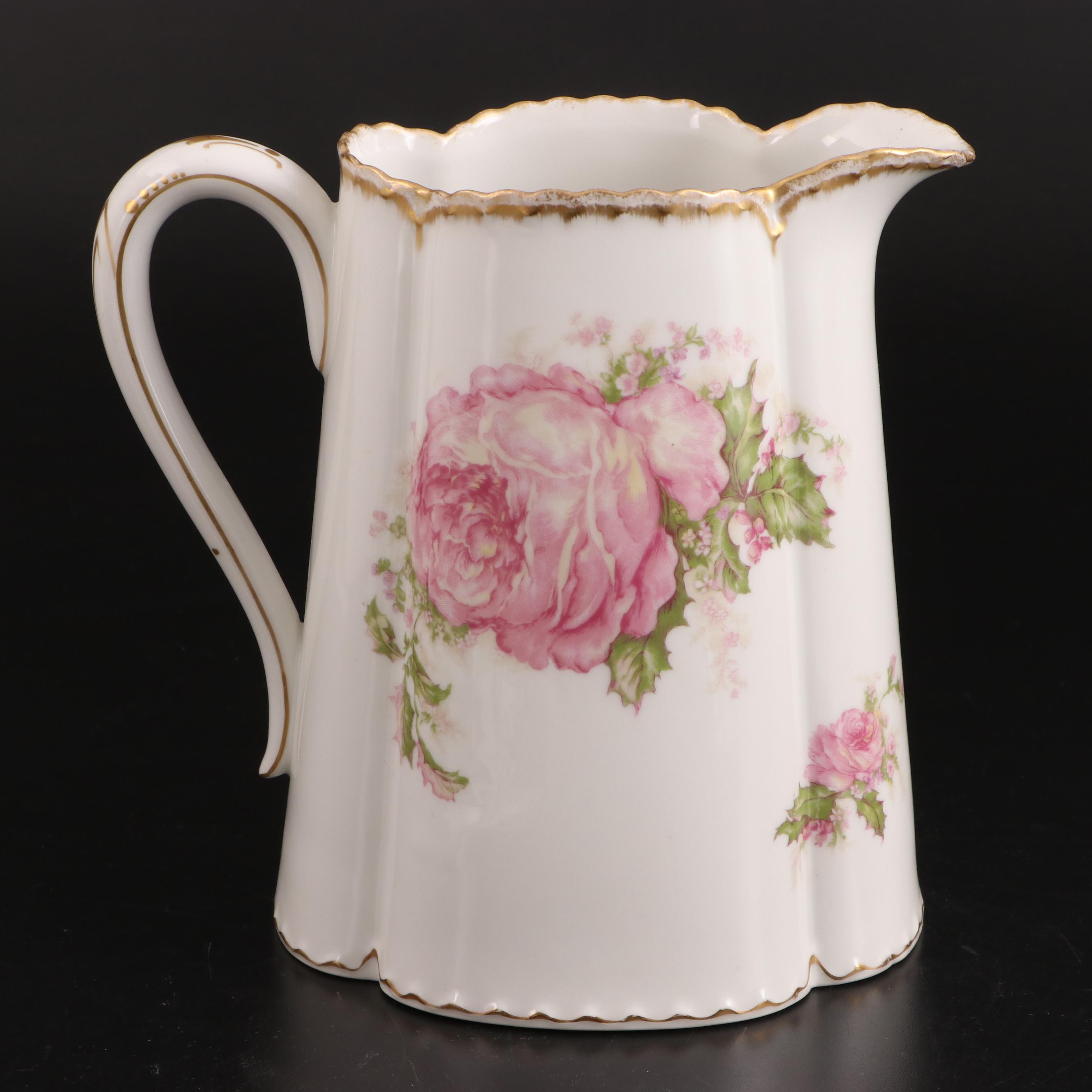 Haviland & Co. Limoges Porcelain Luncheon Sets with Pitcher and Serving Platter