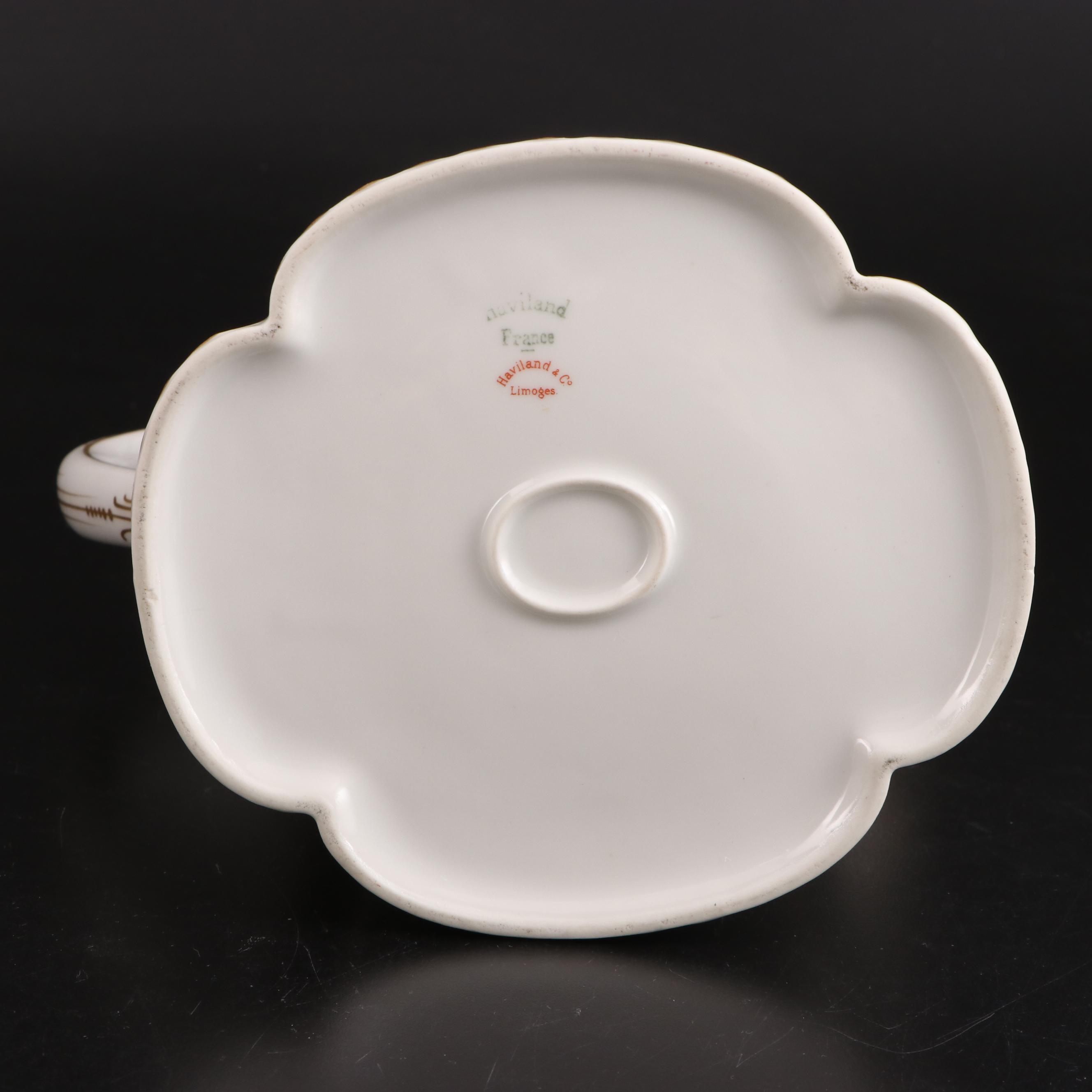 Haviland & Co. Limoges Porcelain Luncheon Sets with Pitcher and Serving Platter