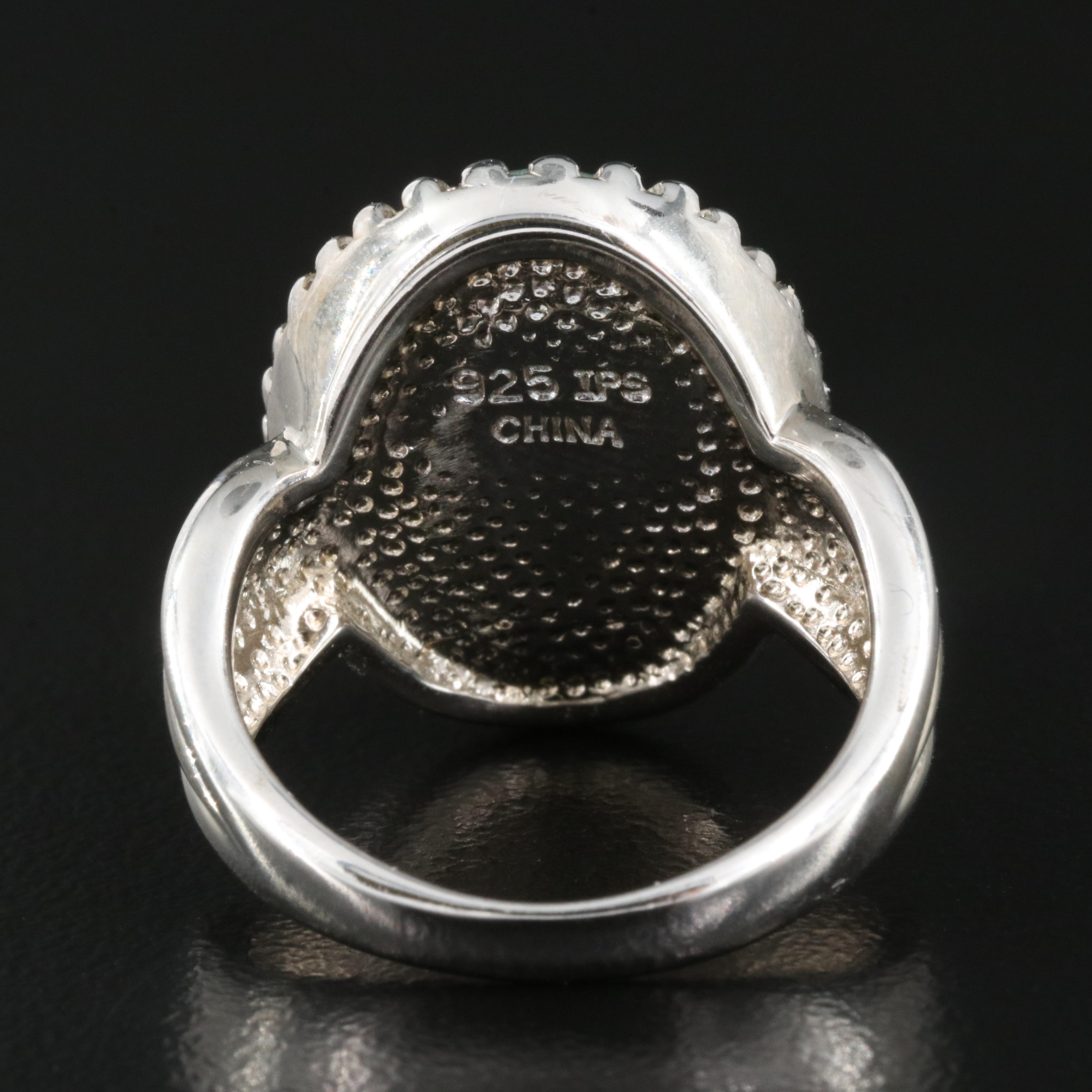 Sterling Jadeite Ring