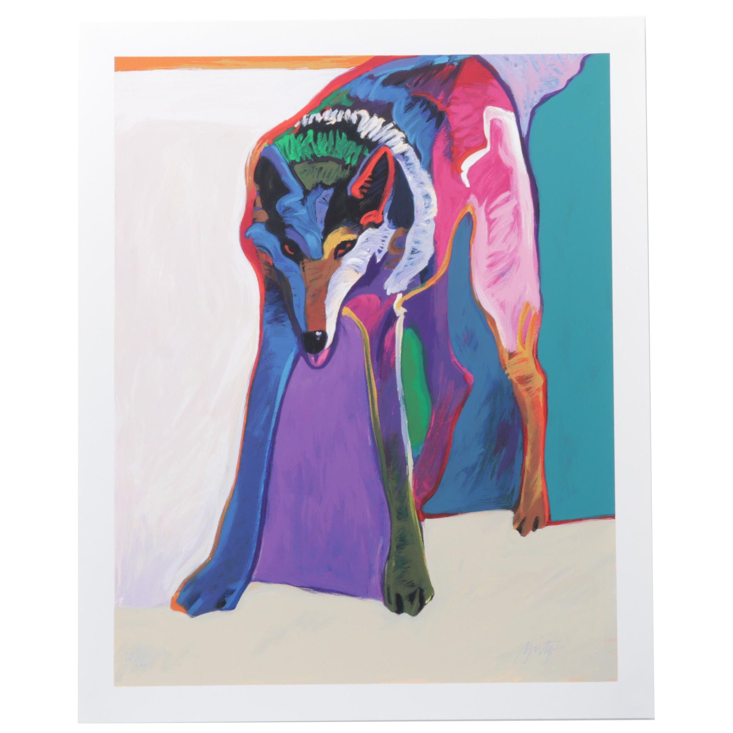 John Nieto Serigraph "Canis Lupus," 1996