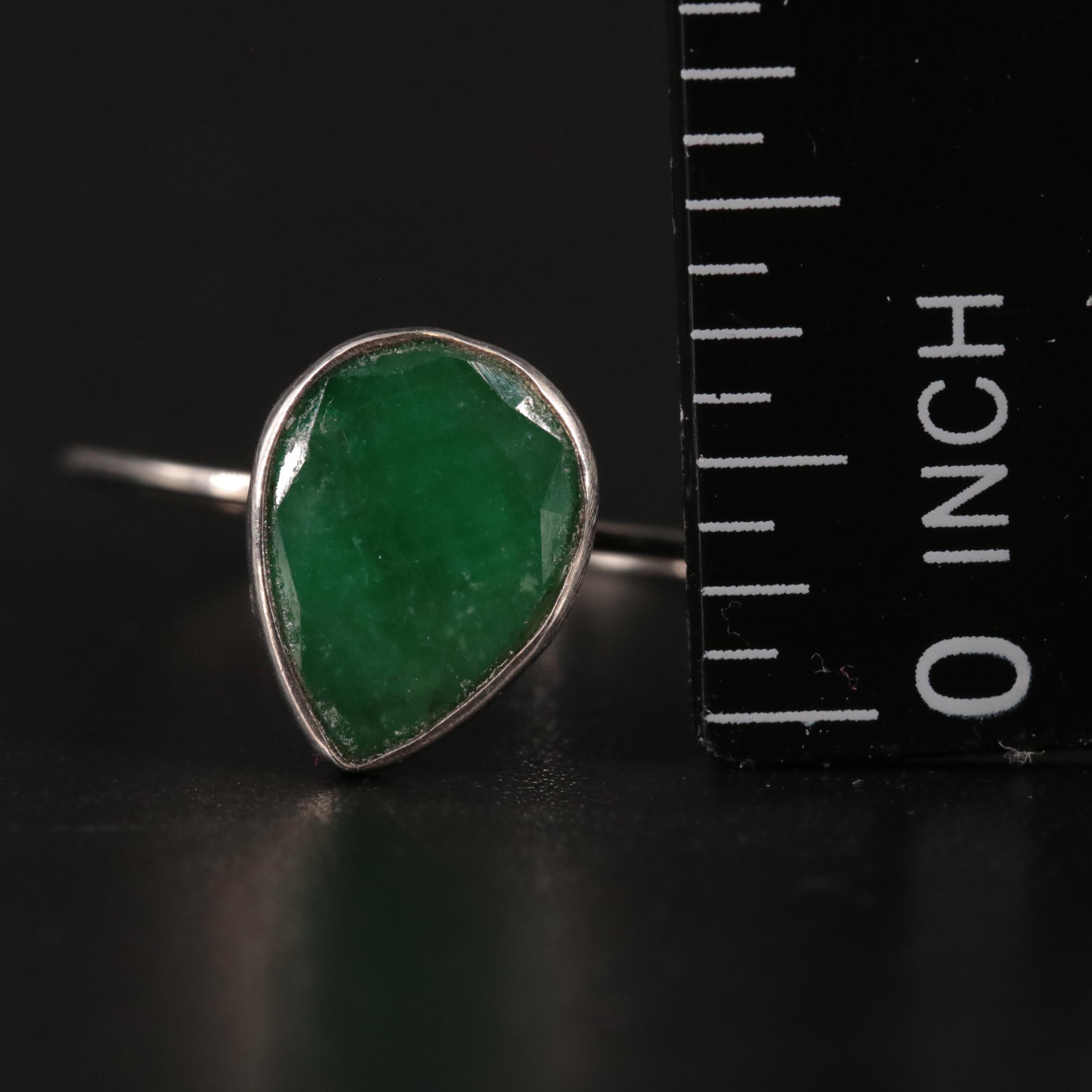14k 0.80 CT Emerald Ring