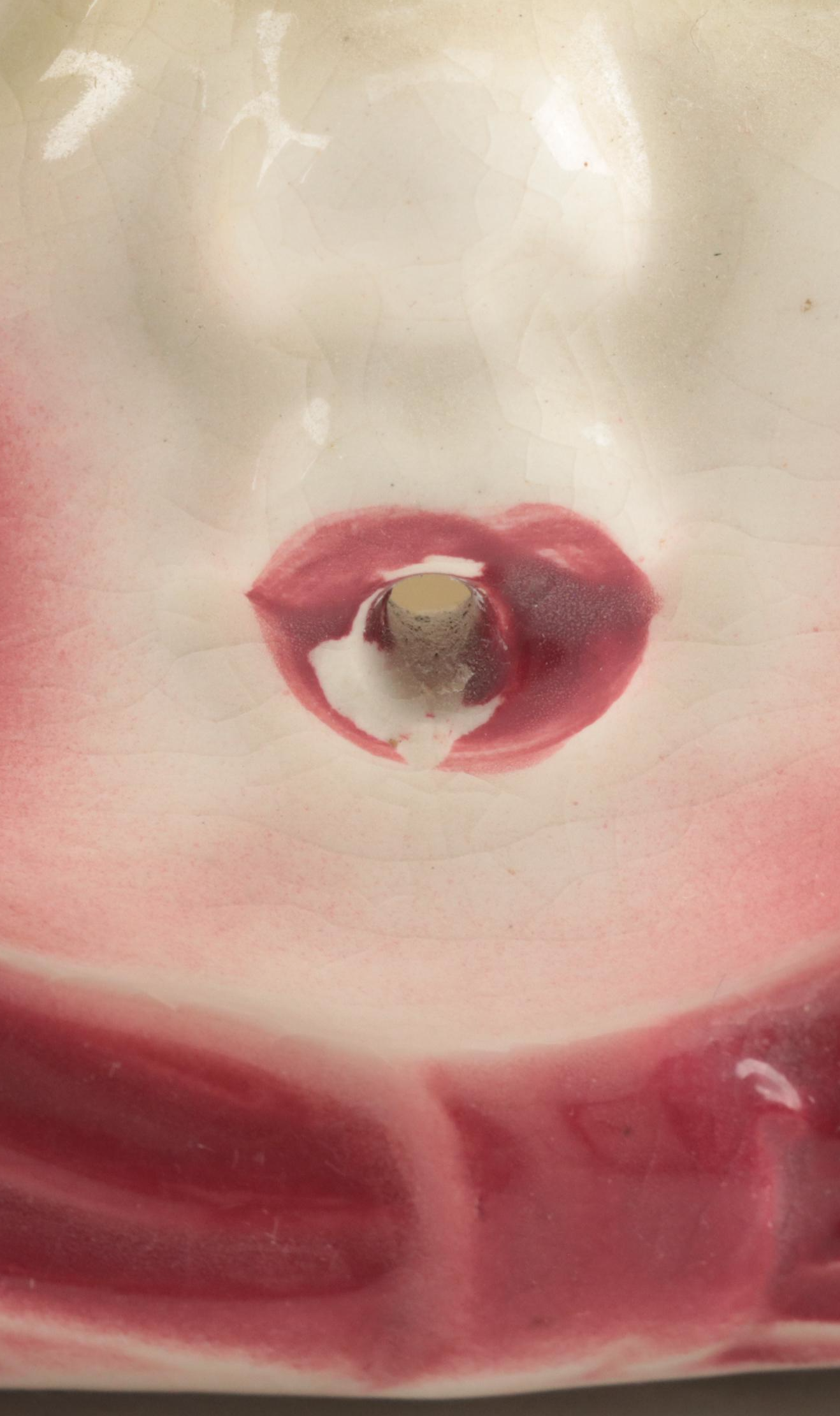 Japanese and Other Ceramic Wall Pockets and String Holder, Mid-20th Century