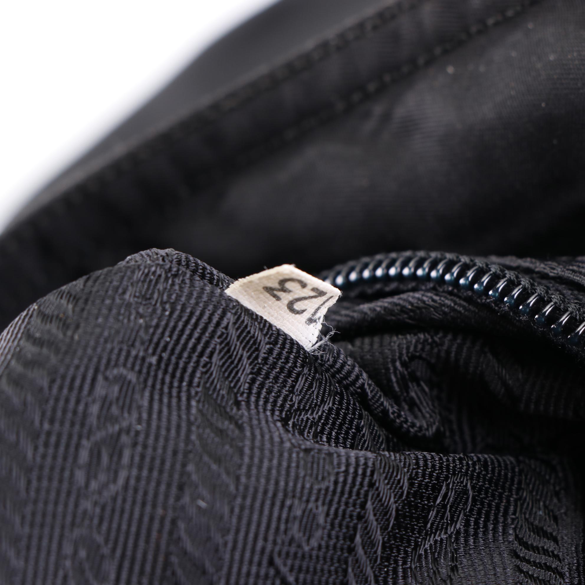 Prada Shoulder Bag in Nylon and Leather Trim