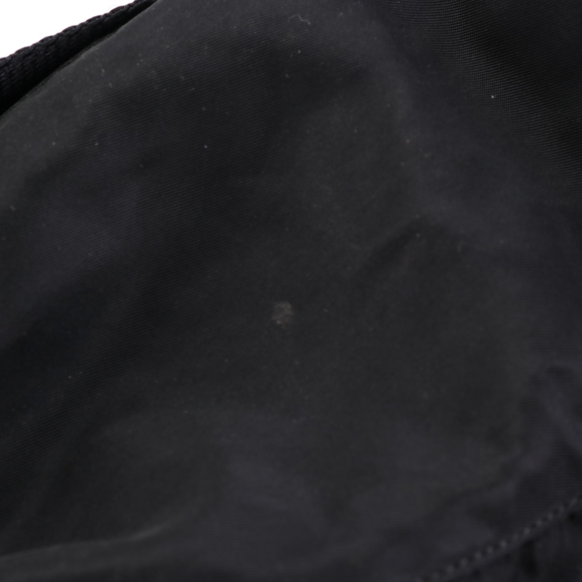 Prada Shoulder Bag in Nylon and Leather Trim