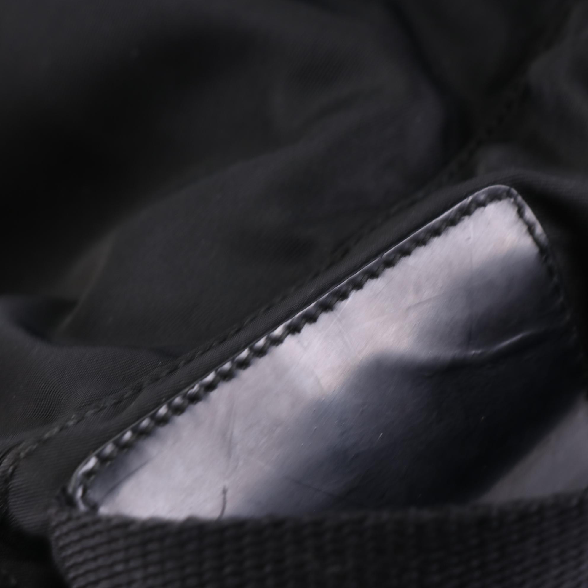 Prada Shoulder Bag in Nylon and Leather Trim