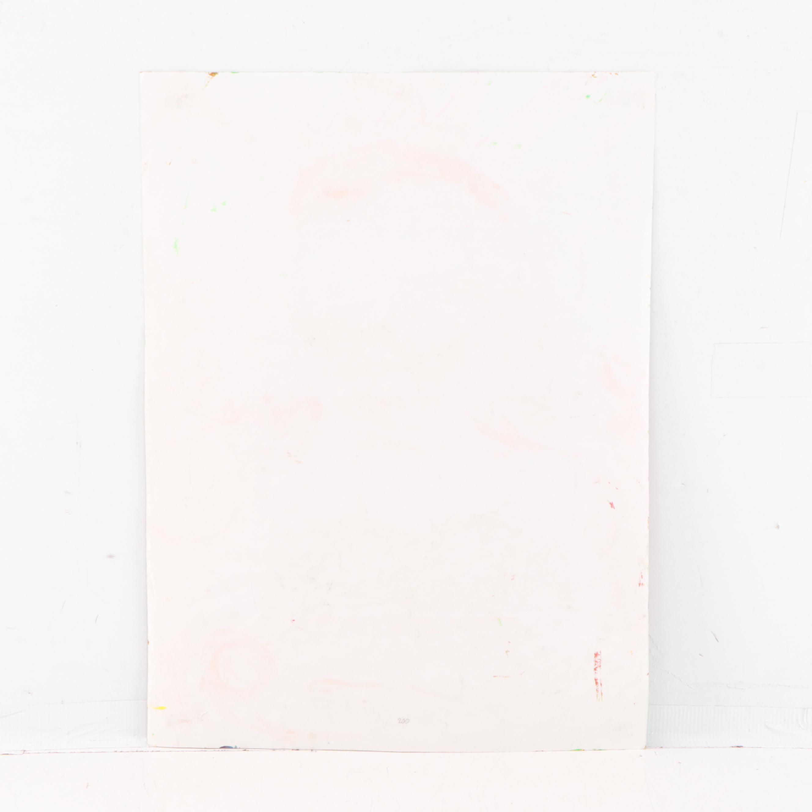 Robert Wright Abstract Acrylic Painting, Circa 2000