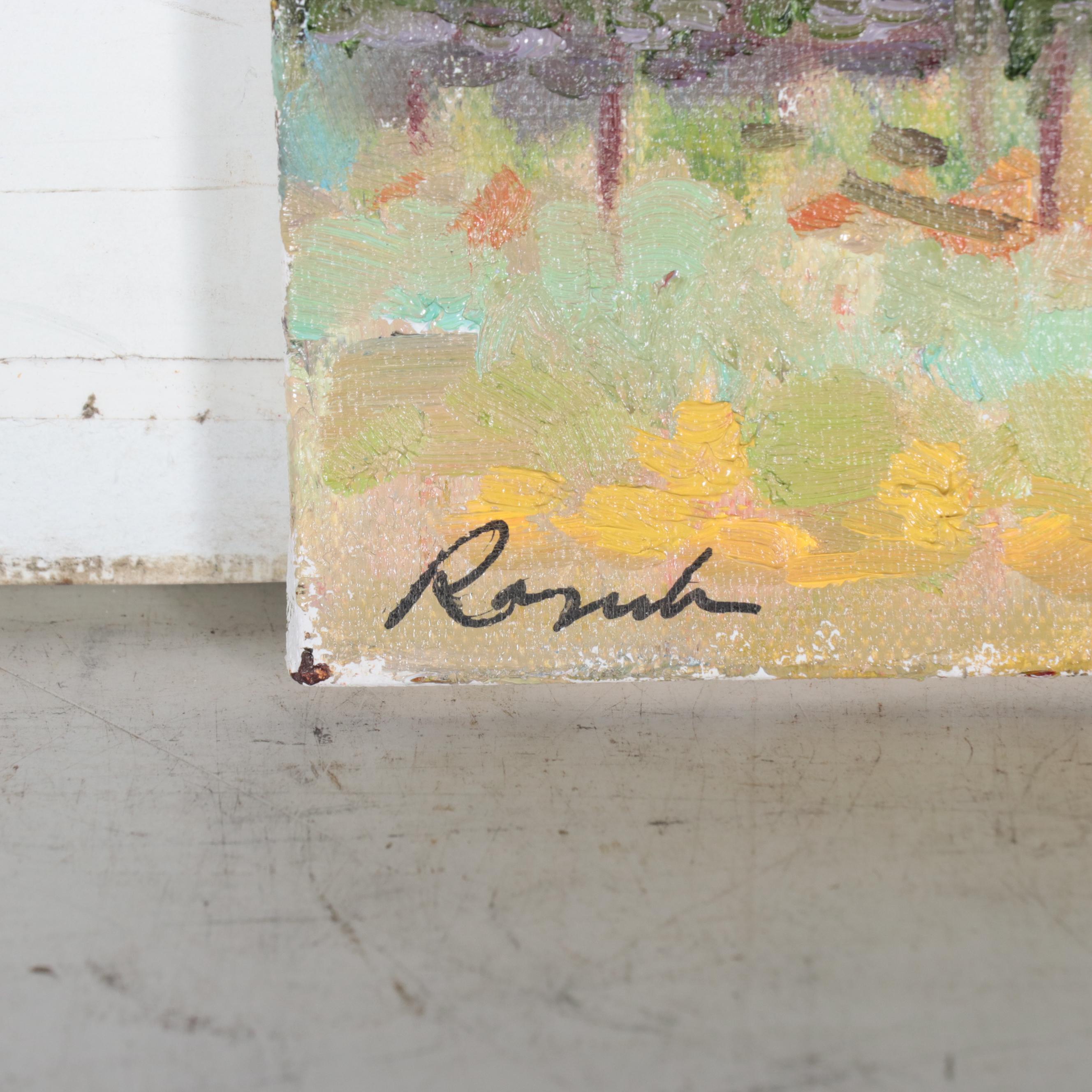 Sally Rosenbaum Landscape Oil Painting, 21st Century