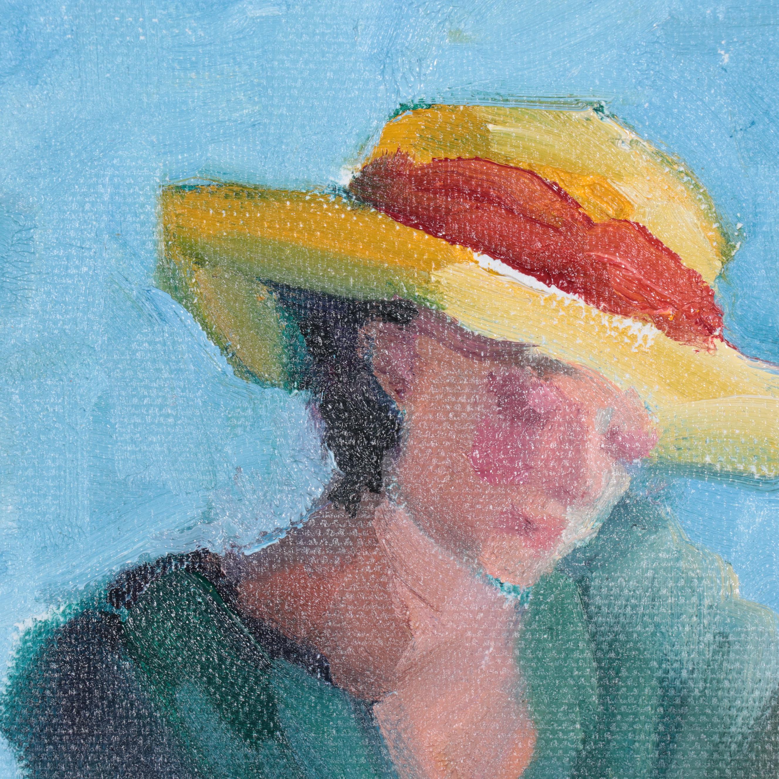 Sally Rosenbaum Figural Oil Painting, 21st Century