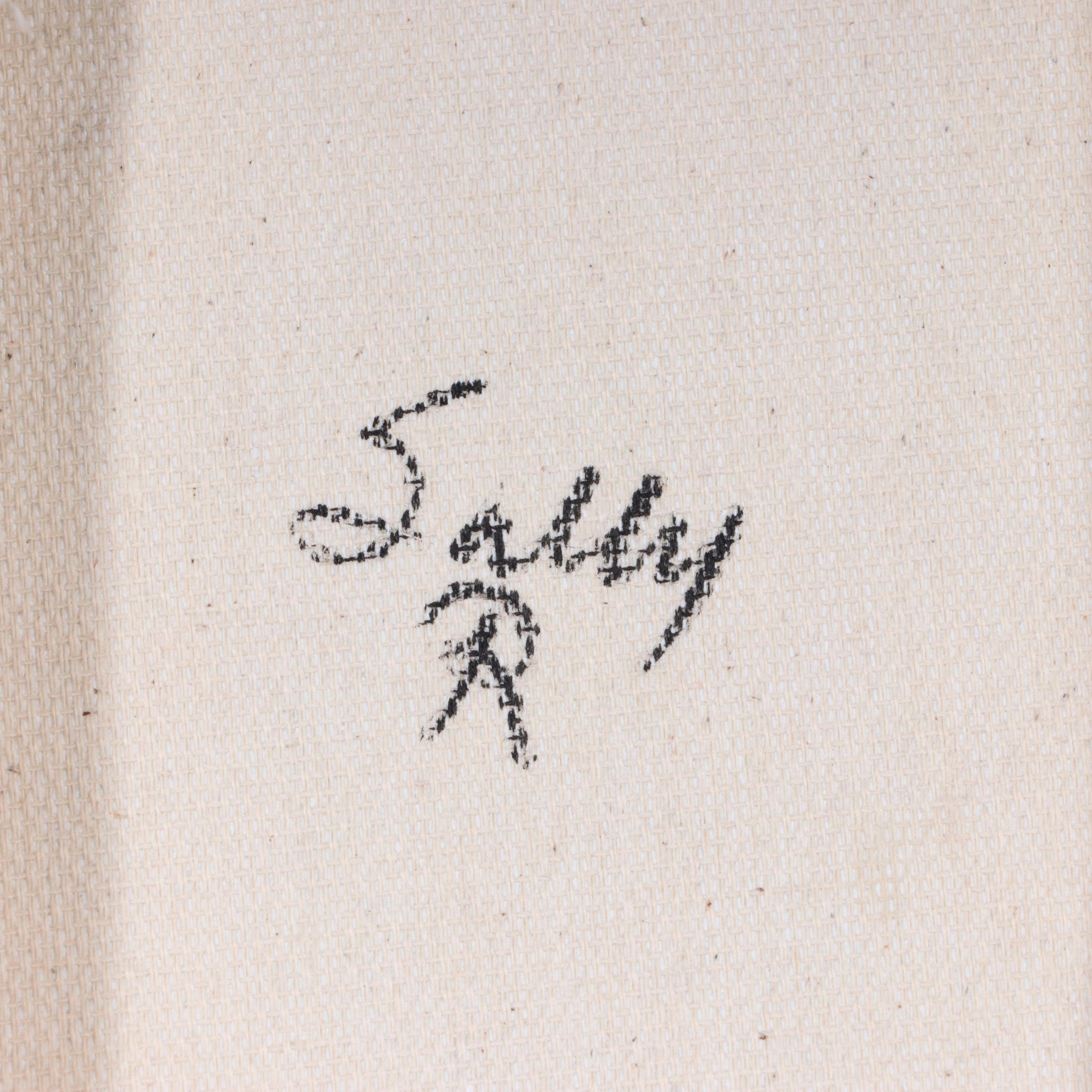 Sally Rosenbaum Floral Still Life Oil Painting, 21st Century