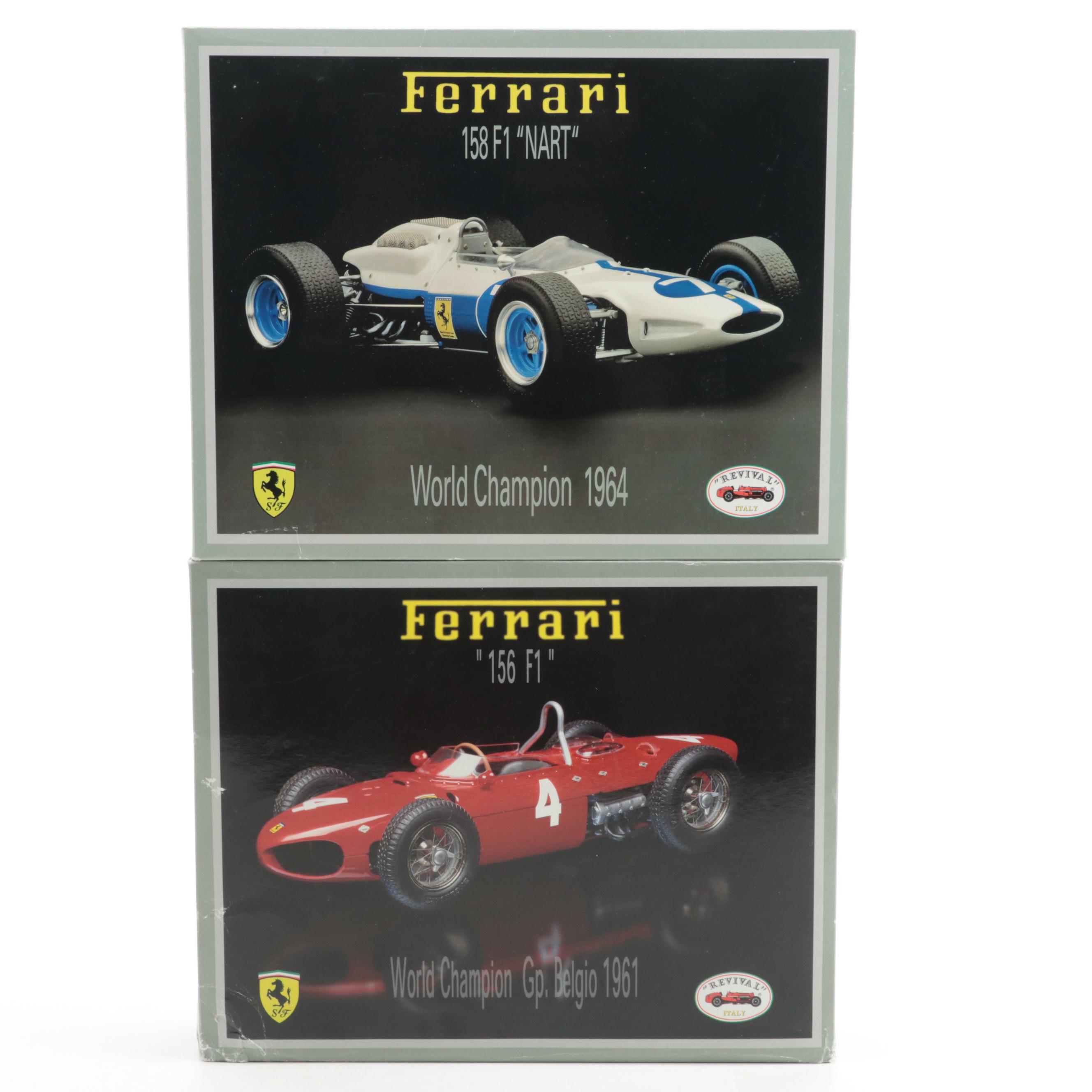 Revival Ferrari F1 1961 and 1964 World Champion Model Racing Car 1:20 Model Kits
