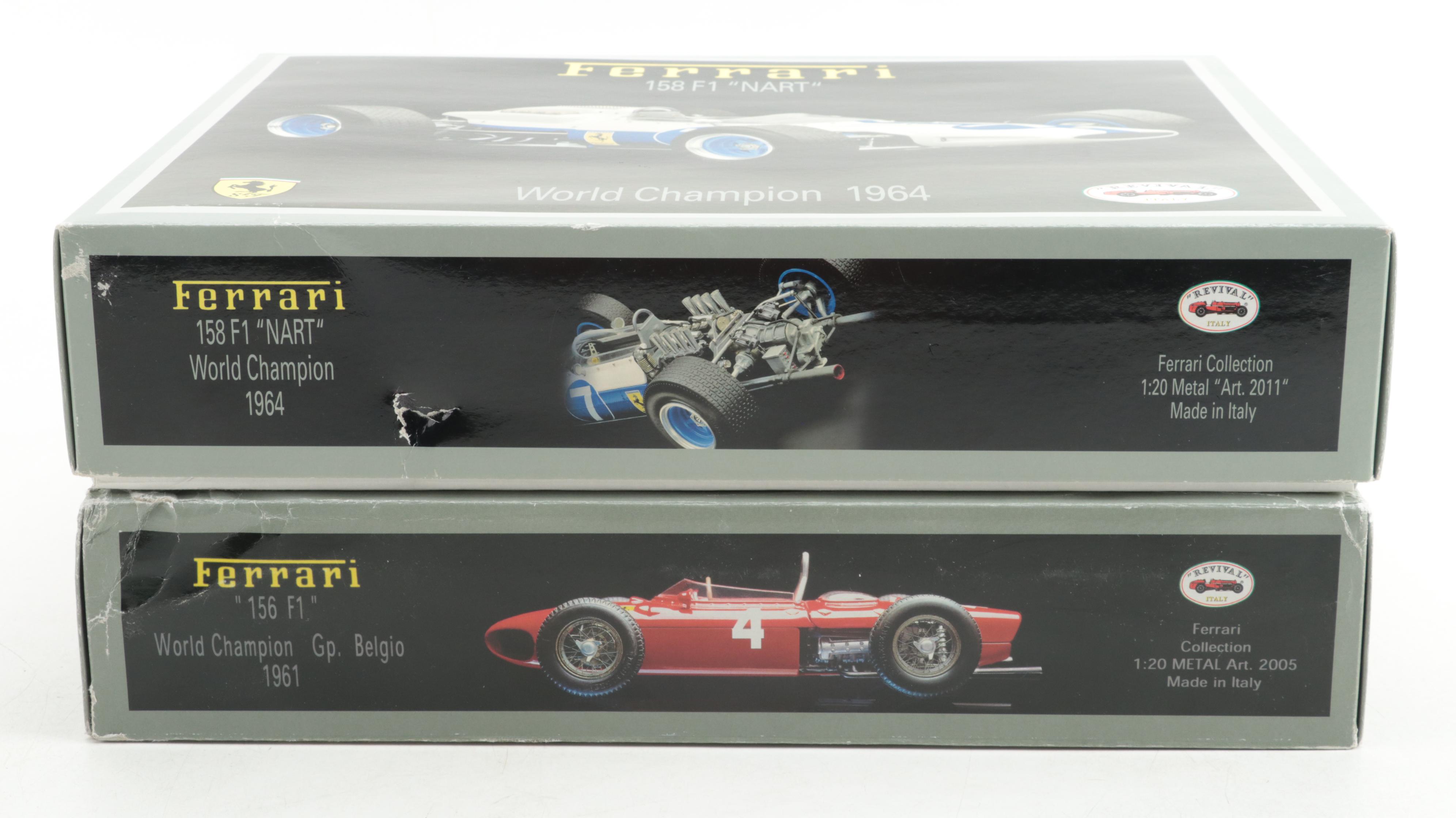 Revival Ferrari F1 1961 and 1964 World Champion Model Racing Car 1:20 Model Kits