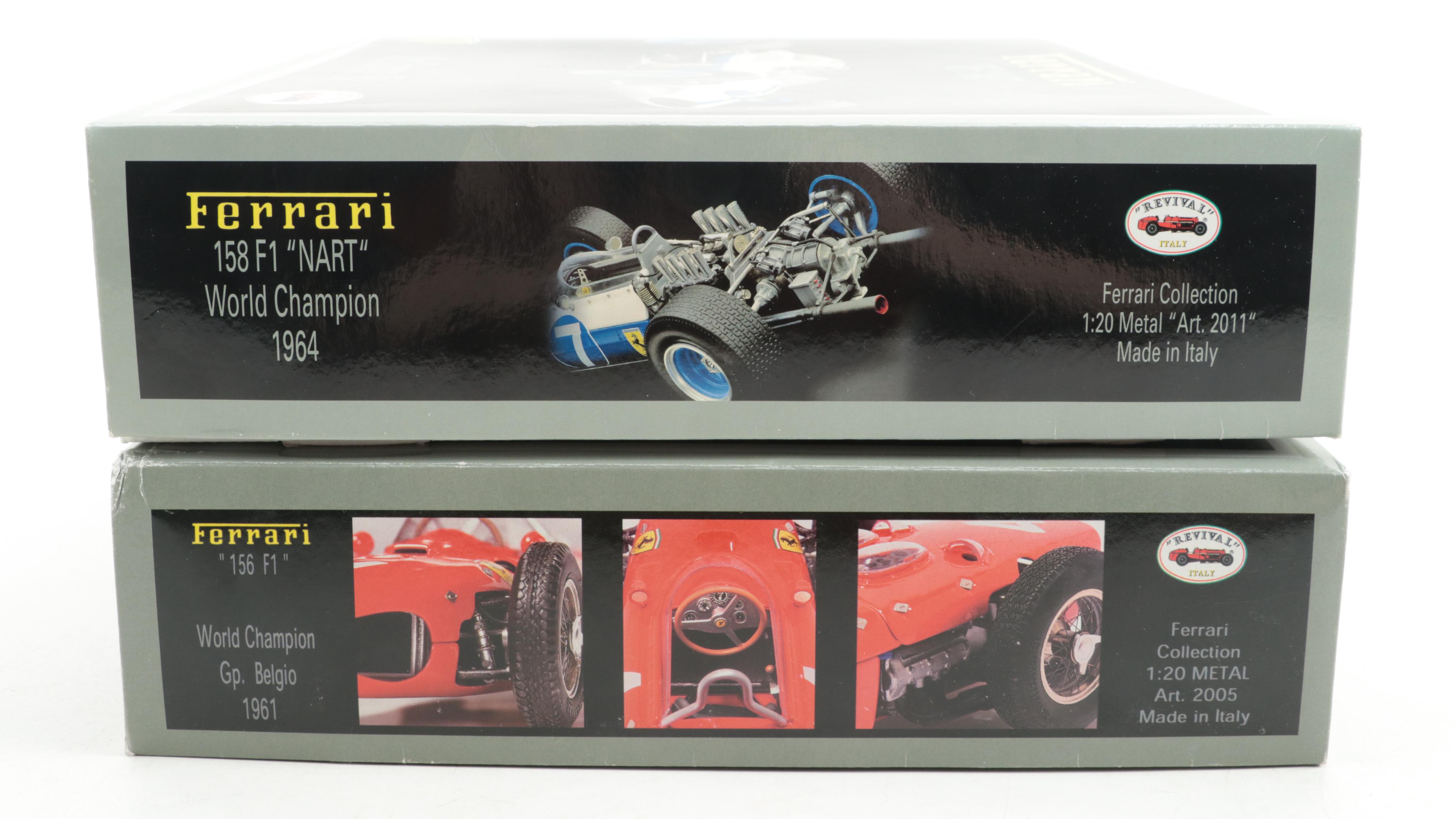 Revival Ferrari F1 1961 and 1964 World Champion Model Racing Car 1:20 Model Kits