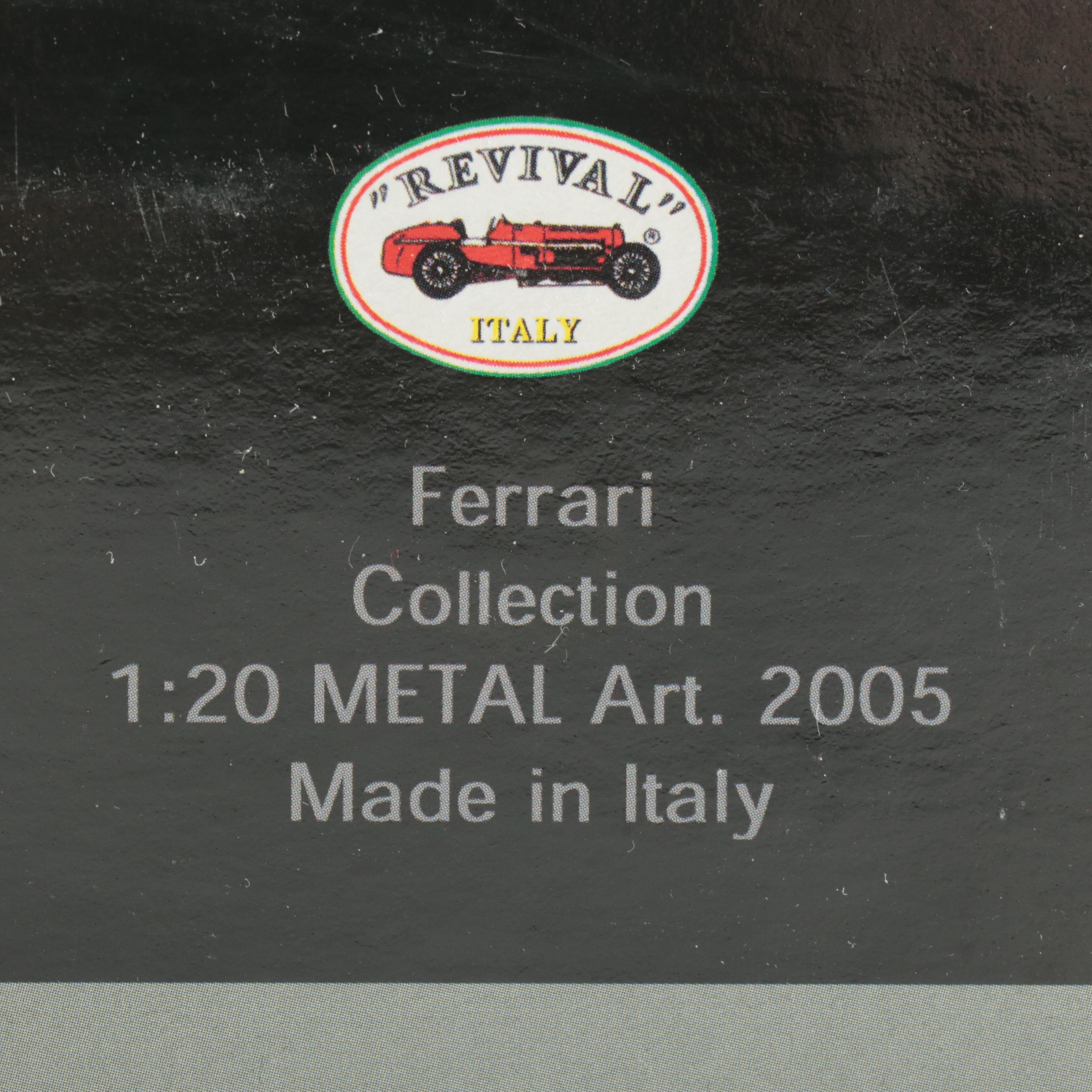 Revival Ferrari F1 1961 and 1964 World Champion Model Racing Car 1:20 Model Kits