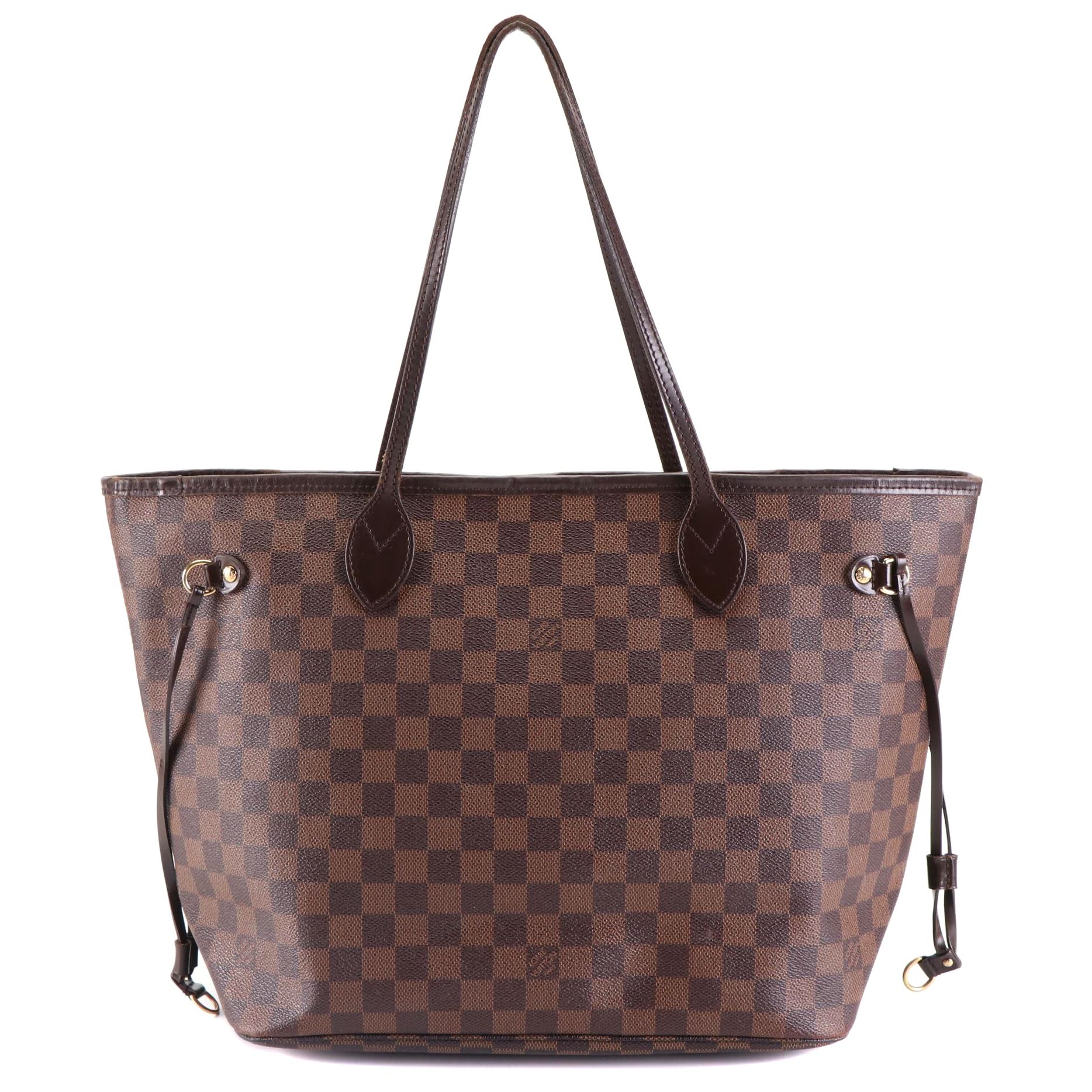 Louis Vuitton Neverfull MM in Damier Ebene Canvas and Leather