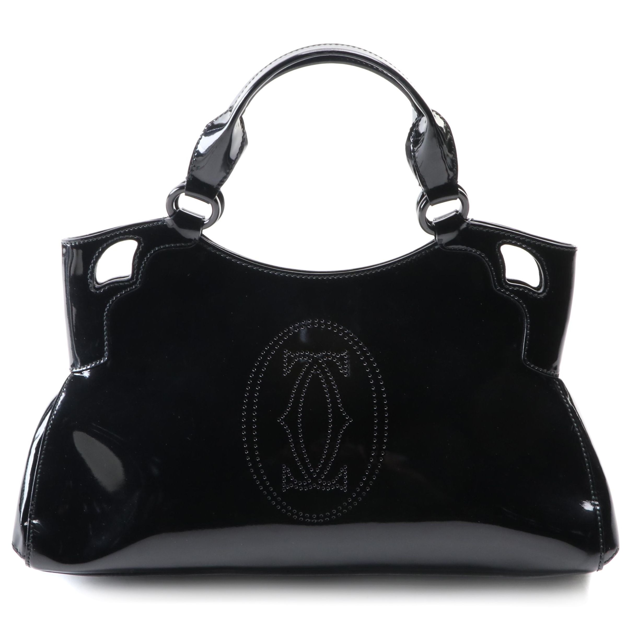 Cartier Marcello Patent Leather Handbag