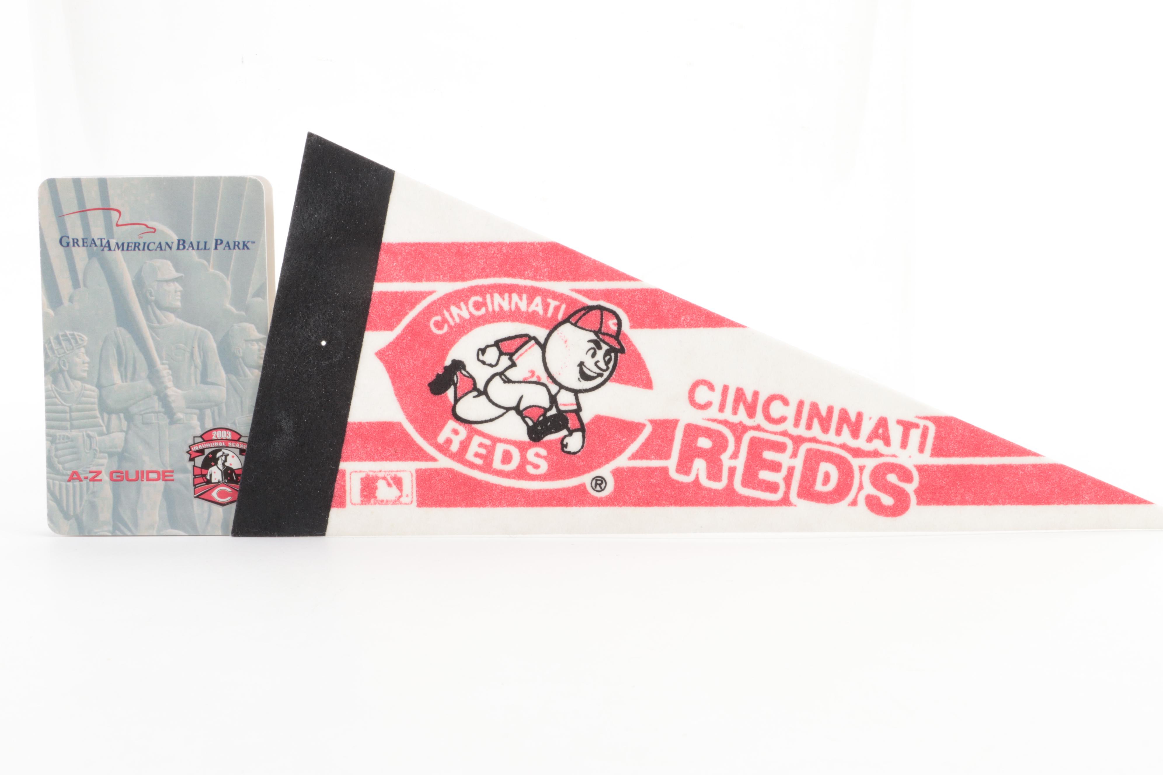 Cincinnati Reds, Cleveland Indians Tickets, Programs, Cards, More Memorabilia