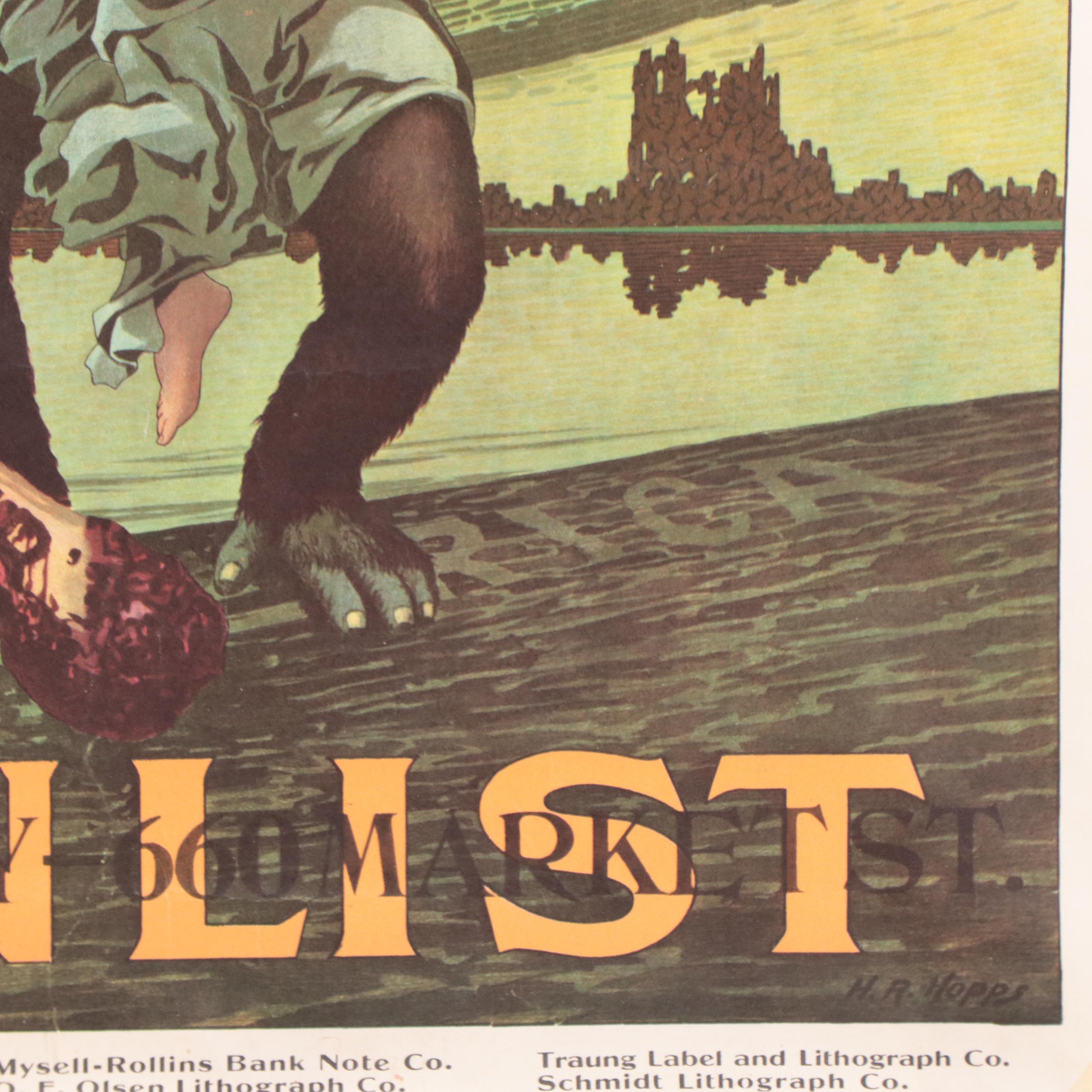 WWI Propaganda Poster "Destroy This Mad Brute: Enlist," Early 20th Century
