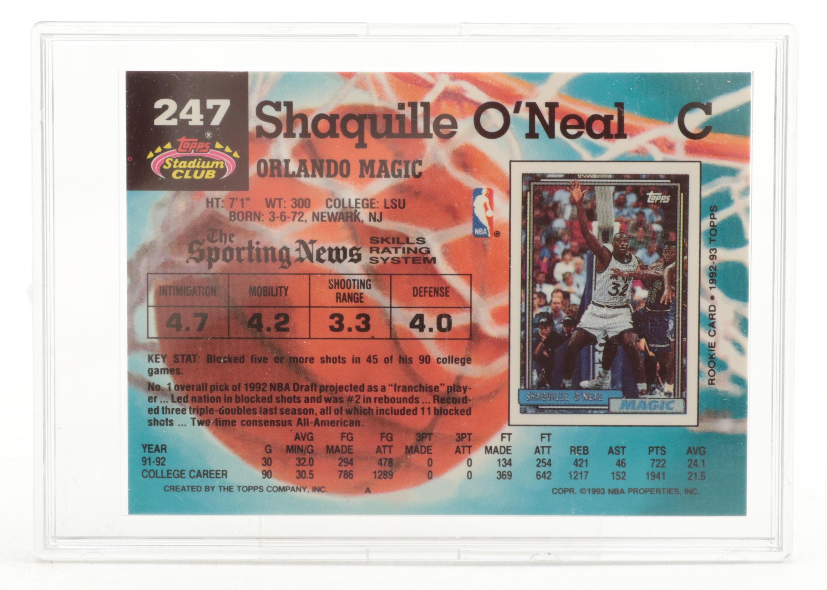 Upper Deck, Other Basketball Cards With Jordan, O'Neal Rookie, More, 1990s–2000s