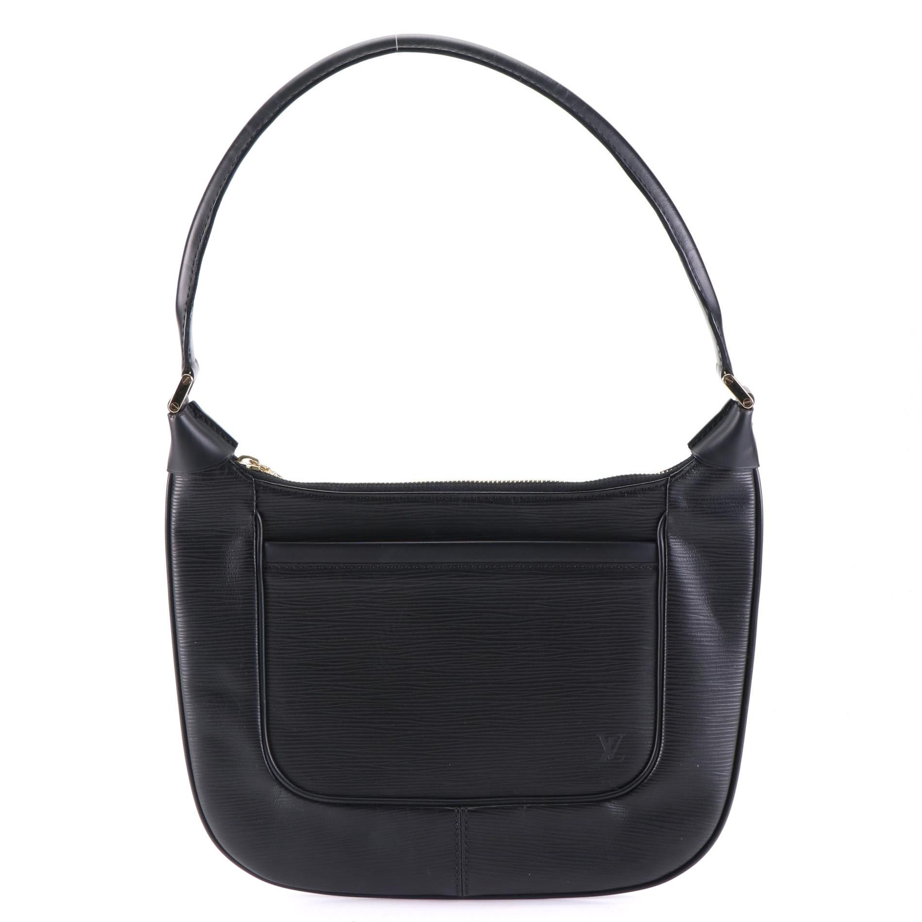 Louis Vuitton Matsy Bag in Black Epi and Smooth Leather