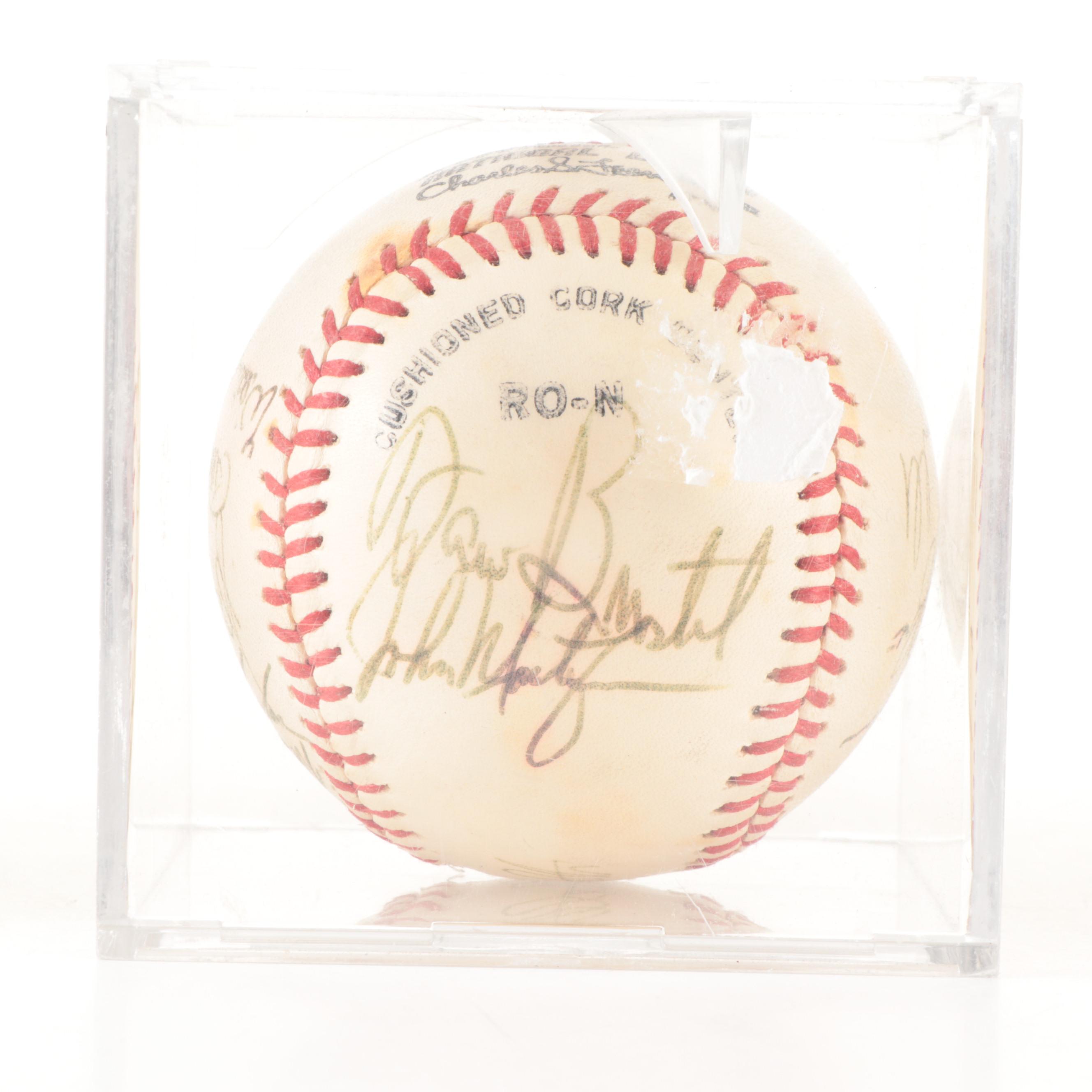 San Francisco Giants Signed Rawlings Baseball with McCovey, More, Late 1970s