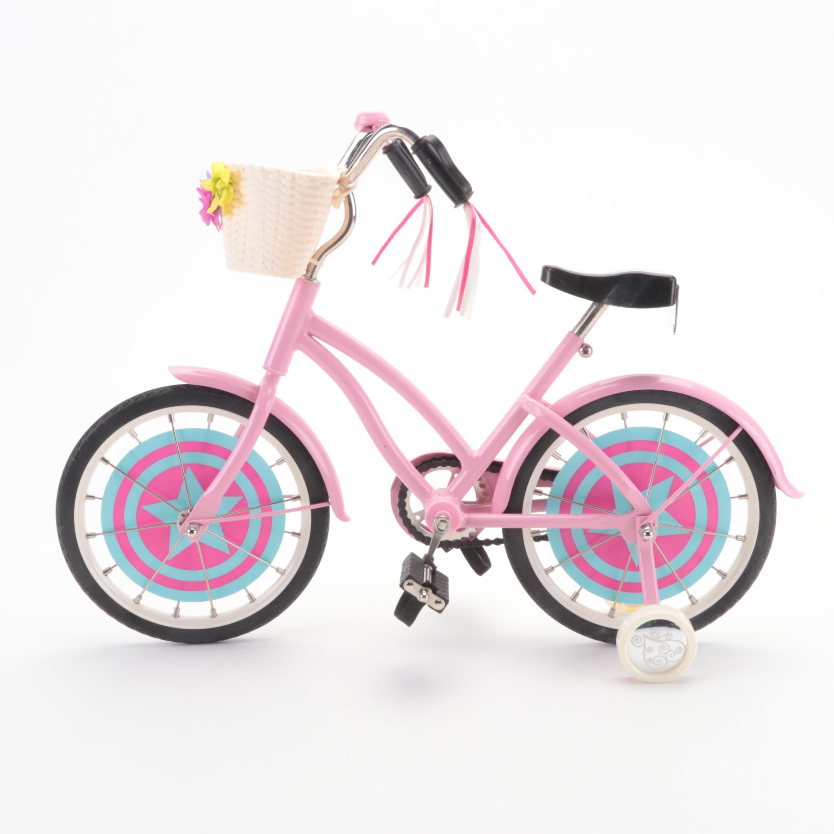 Our Generation OG Girls Bikes with Training Wheels