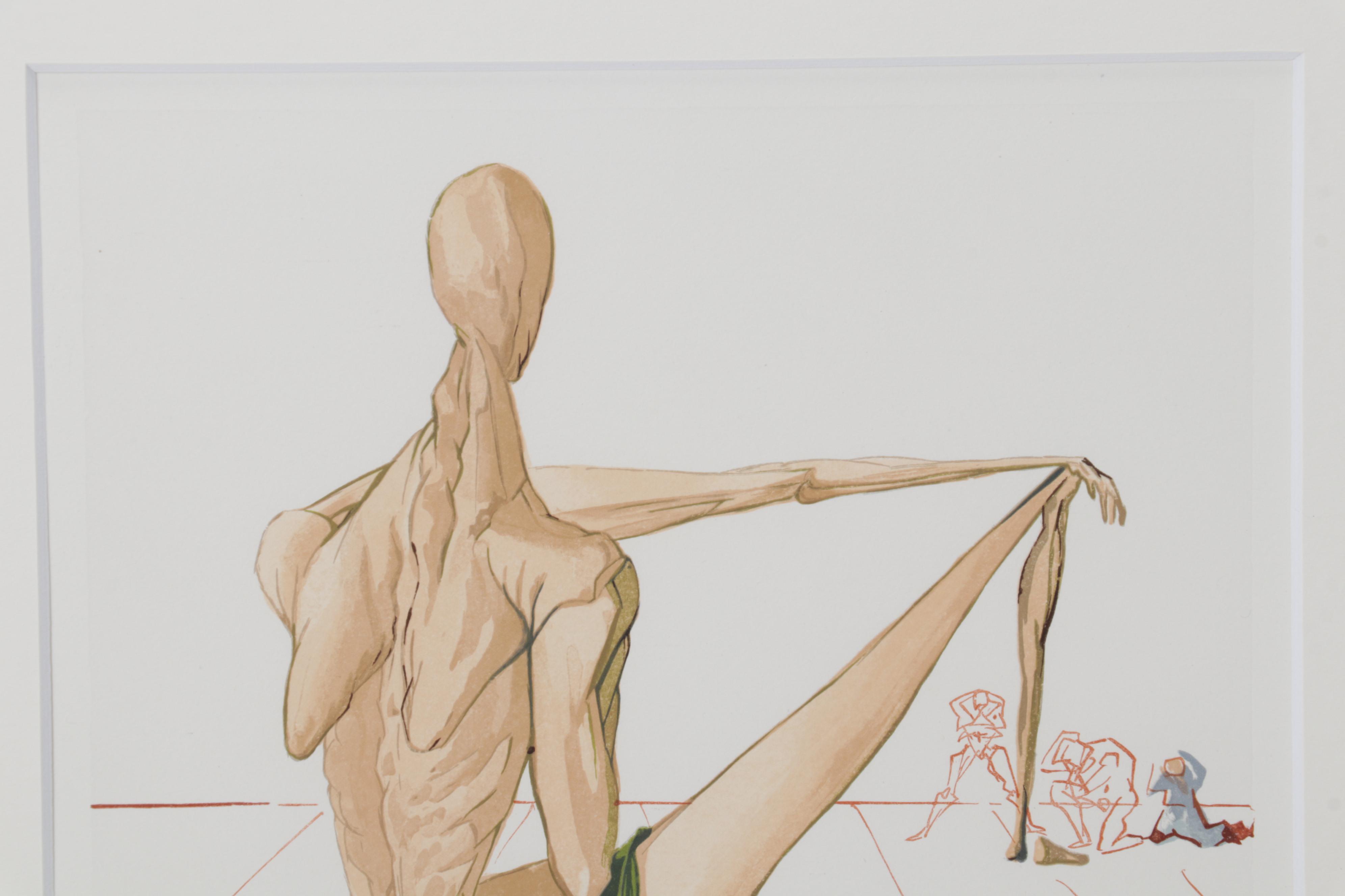 Salvador Dalí Wood Engraving "Minos"