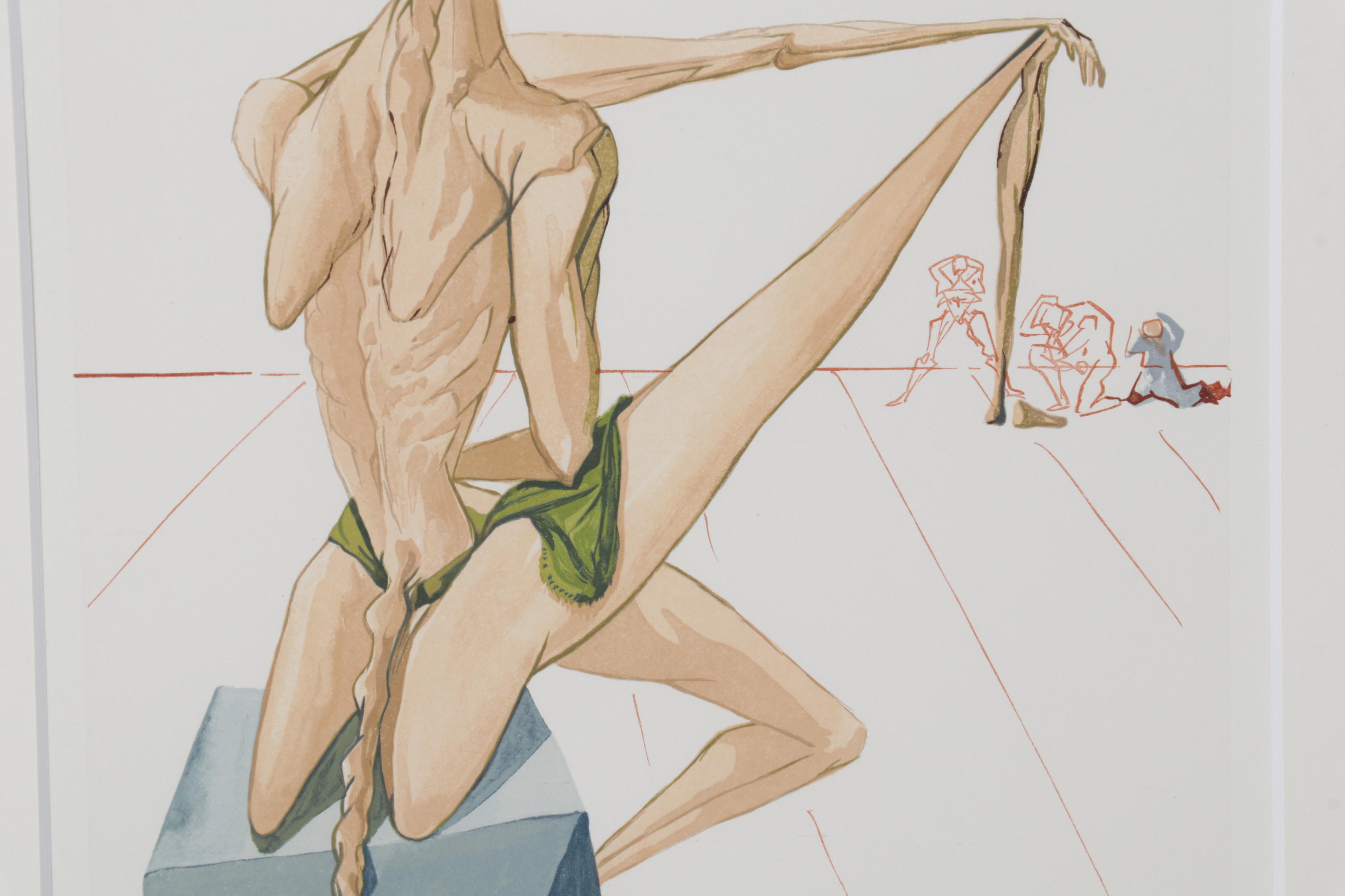 Salvador Dalí Wood Engraving "Minos"