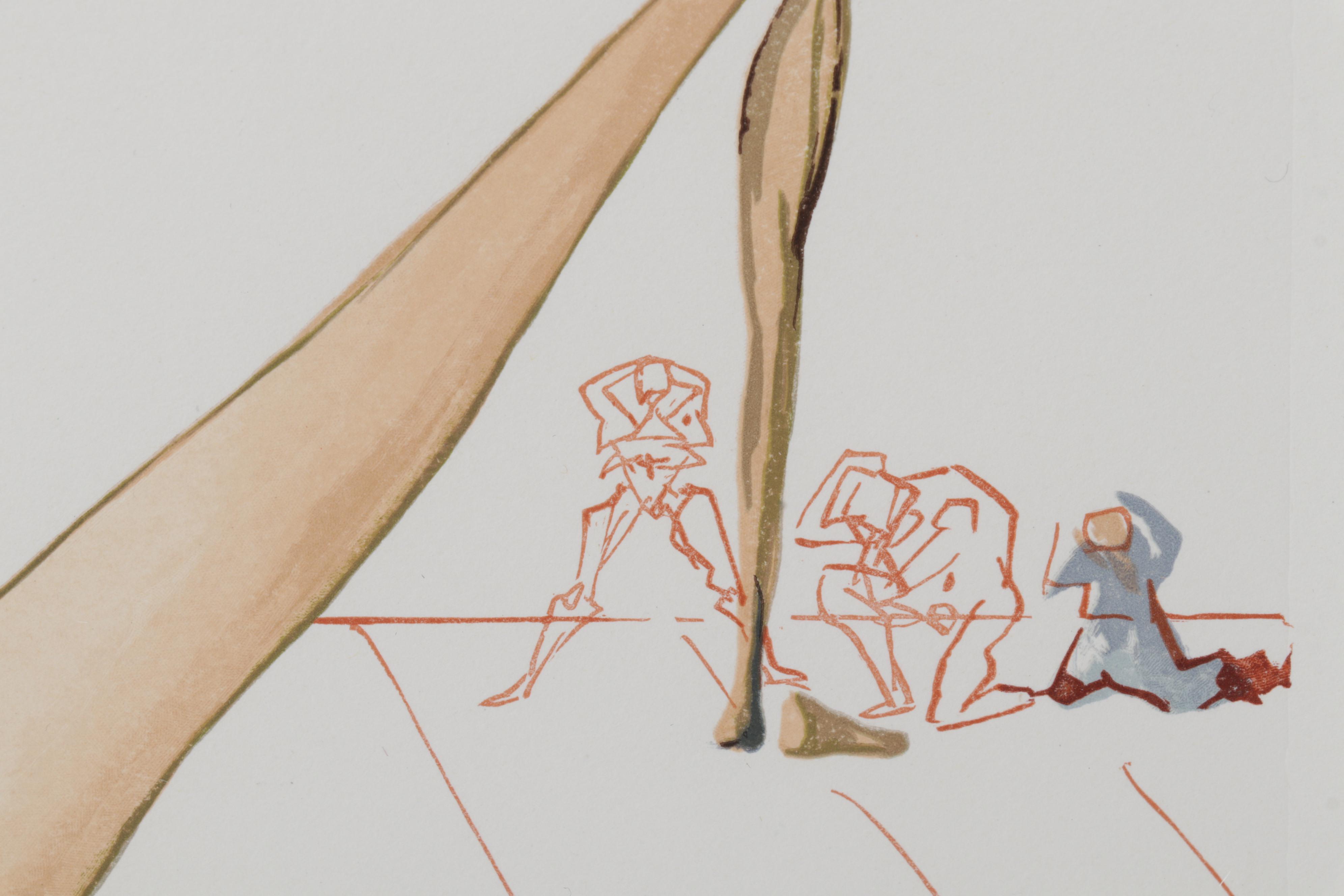 Salvador Dalí Wood Engraving "Minos"