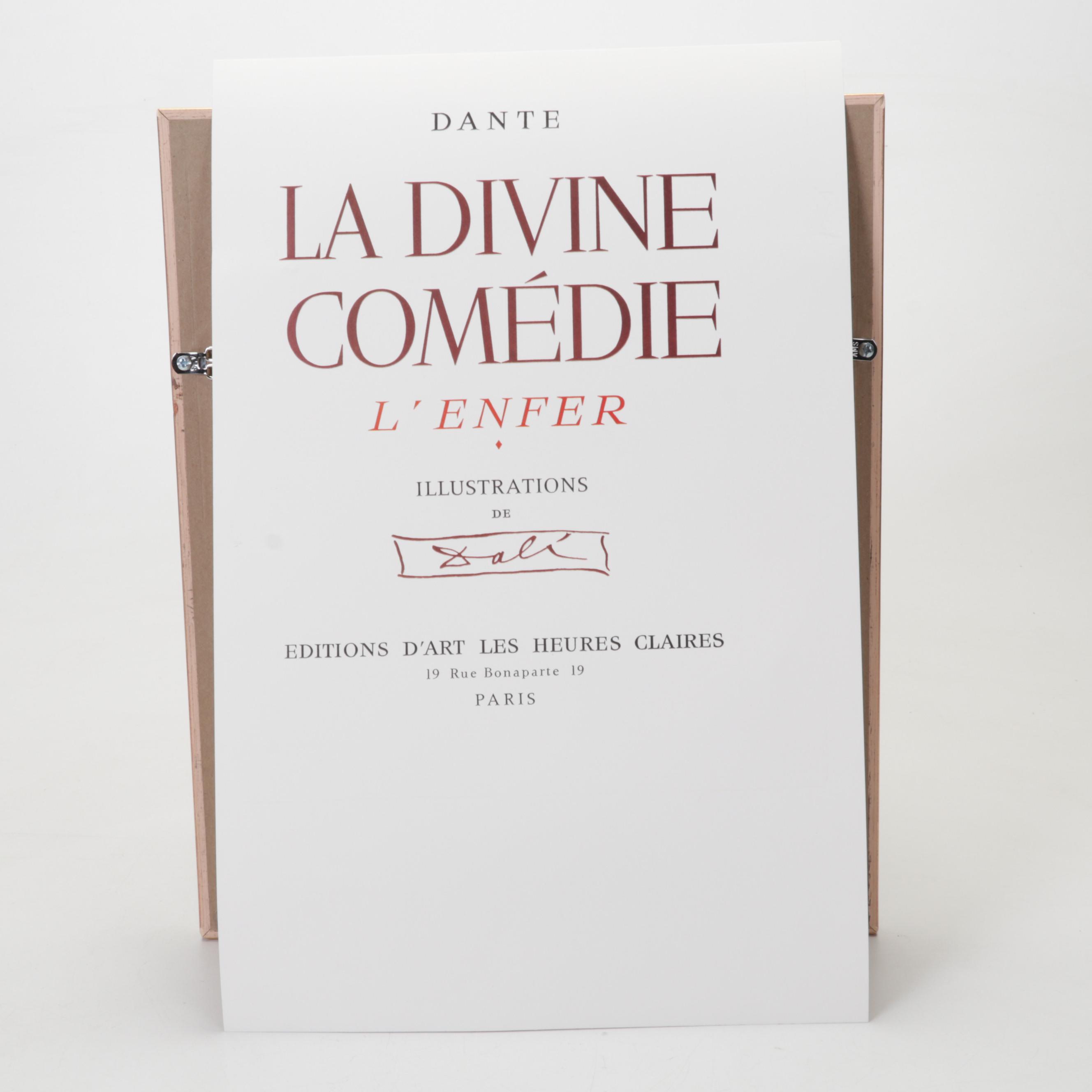 Salvador Dalí Wood Engraving "Dans les mains d'Antaeus"