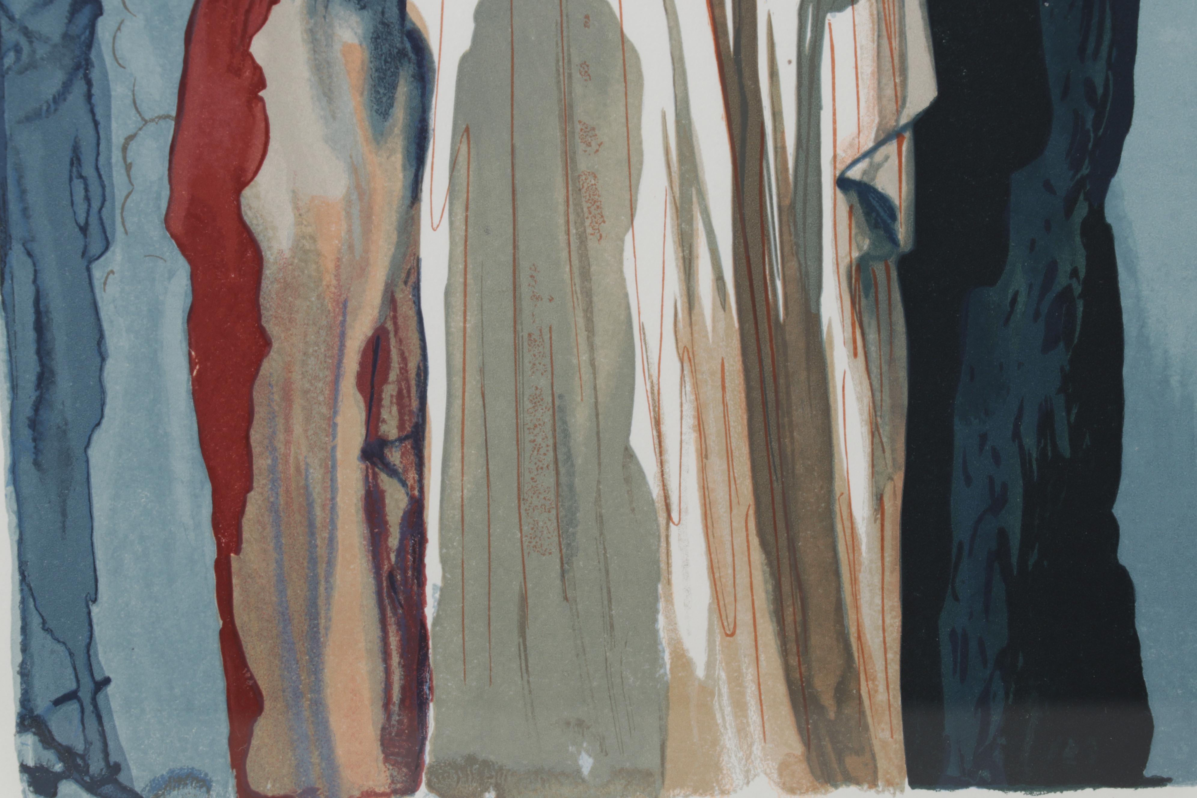 Salvador Dalí Wood Engraving "Les Hérétiques"