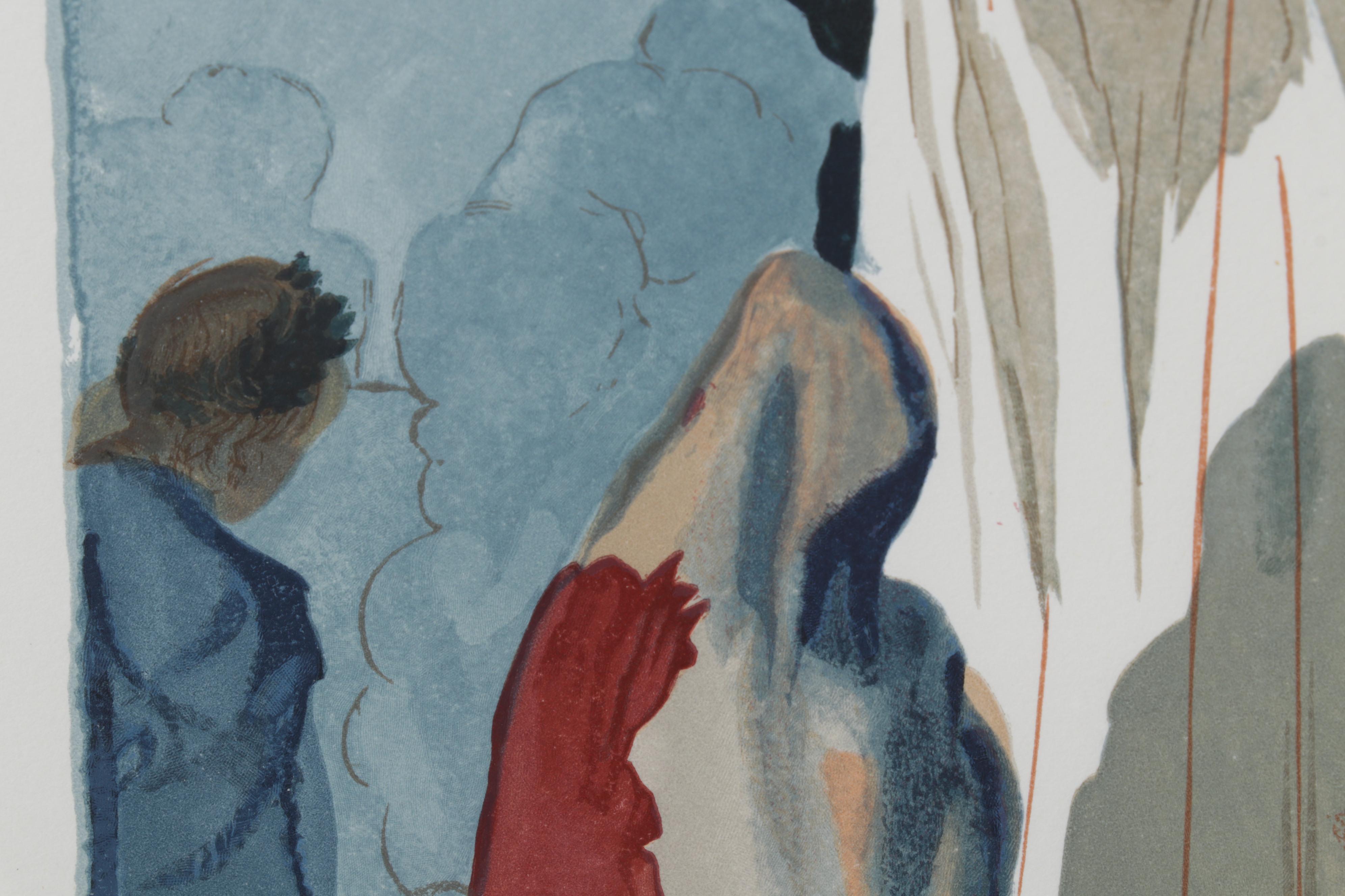 Salvador Dalí Wood Engraving "Les Hérétiques"