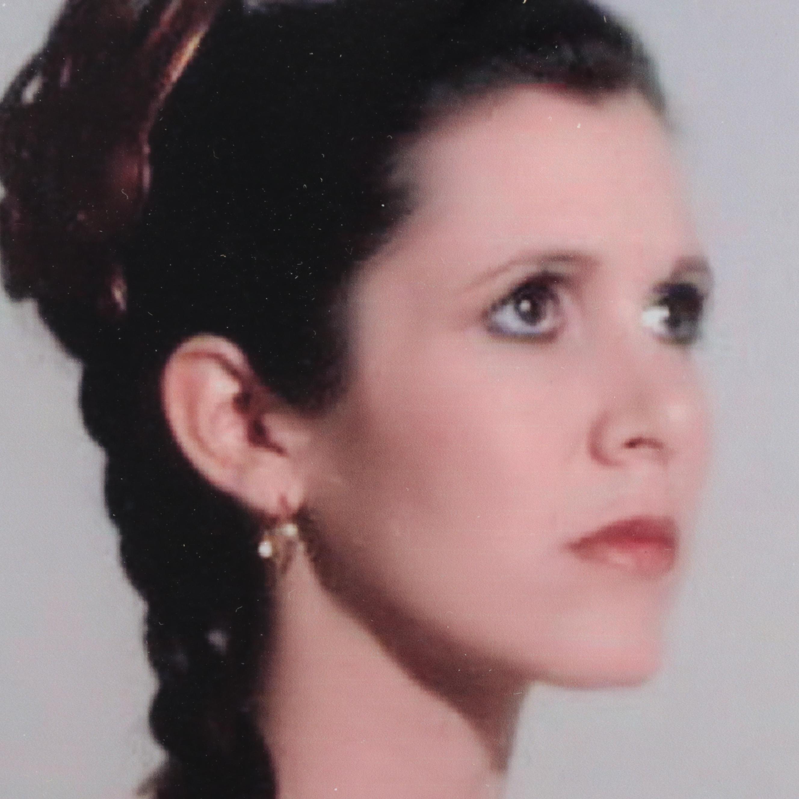 Carrie Fisher Signed Framed "Star Wars: Return Of The Jedi" Giclée Print