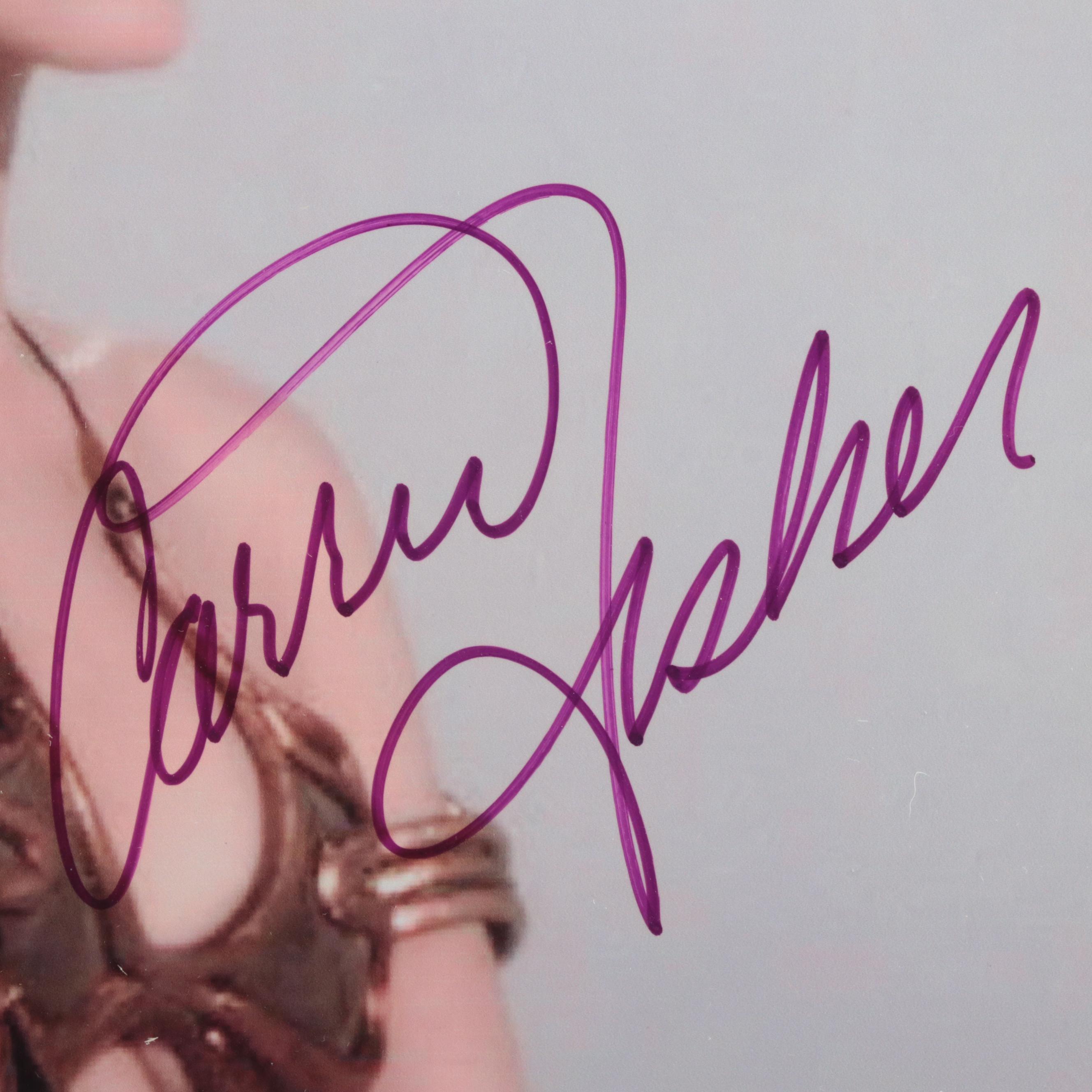 Carrie Fisher Signed Framed "Star Wars: Return Of The Jedi" Giclée Print