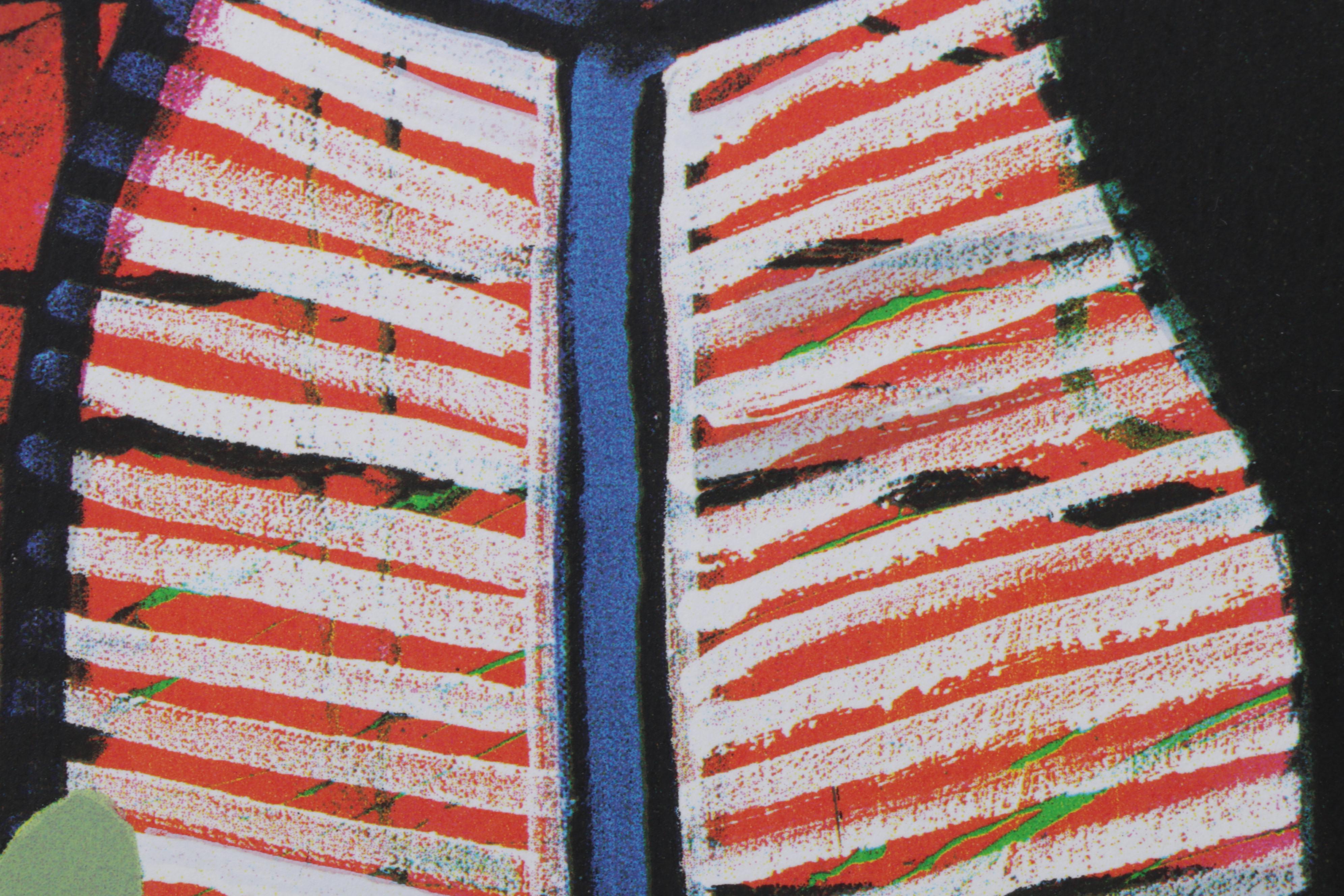 John Nieto Serigraph "Plains Warrior," 1996