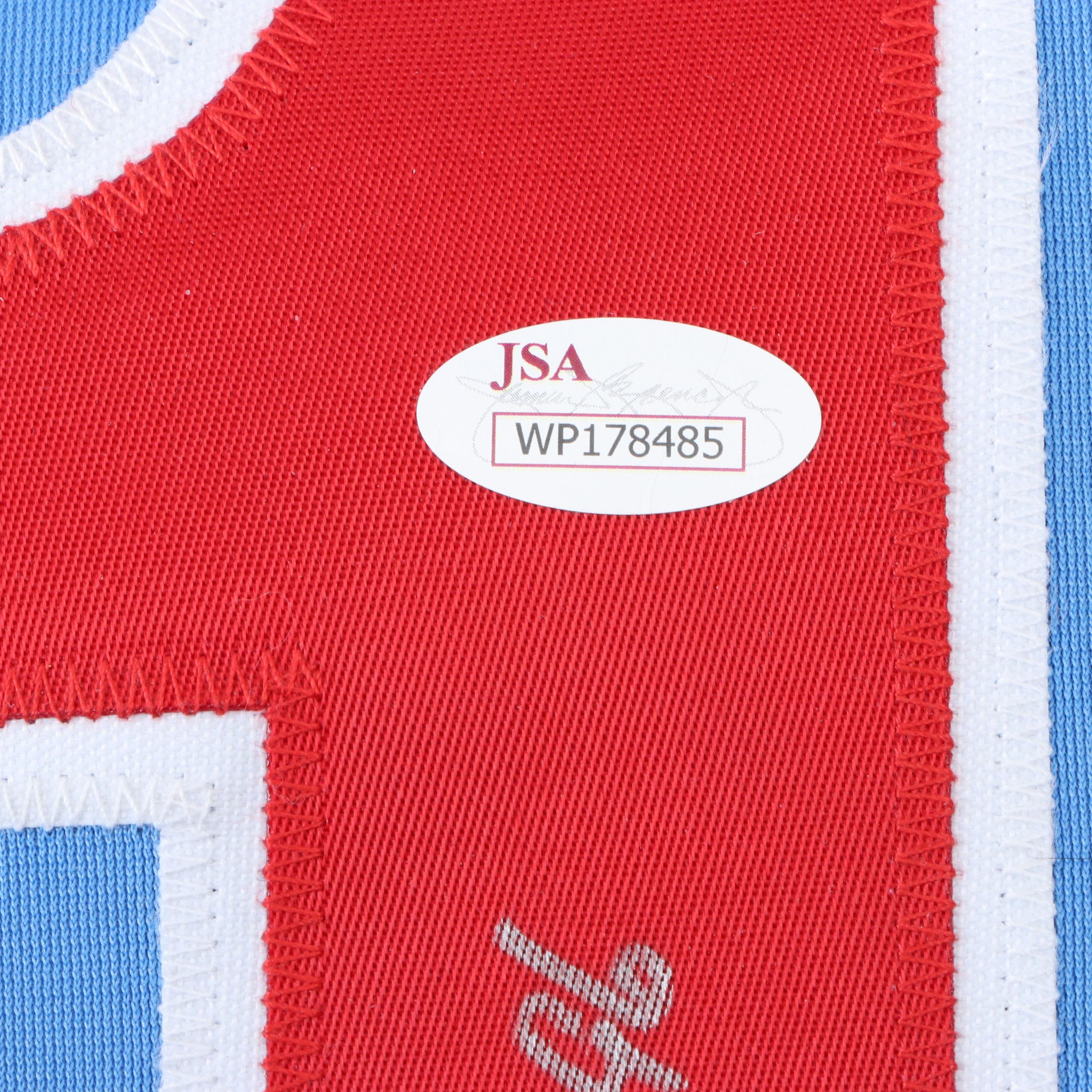 Philadelphia Phillies Jim Bunning Signed Baseball Jersey