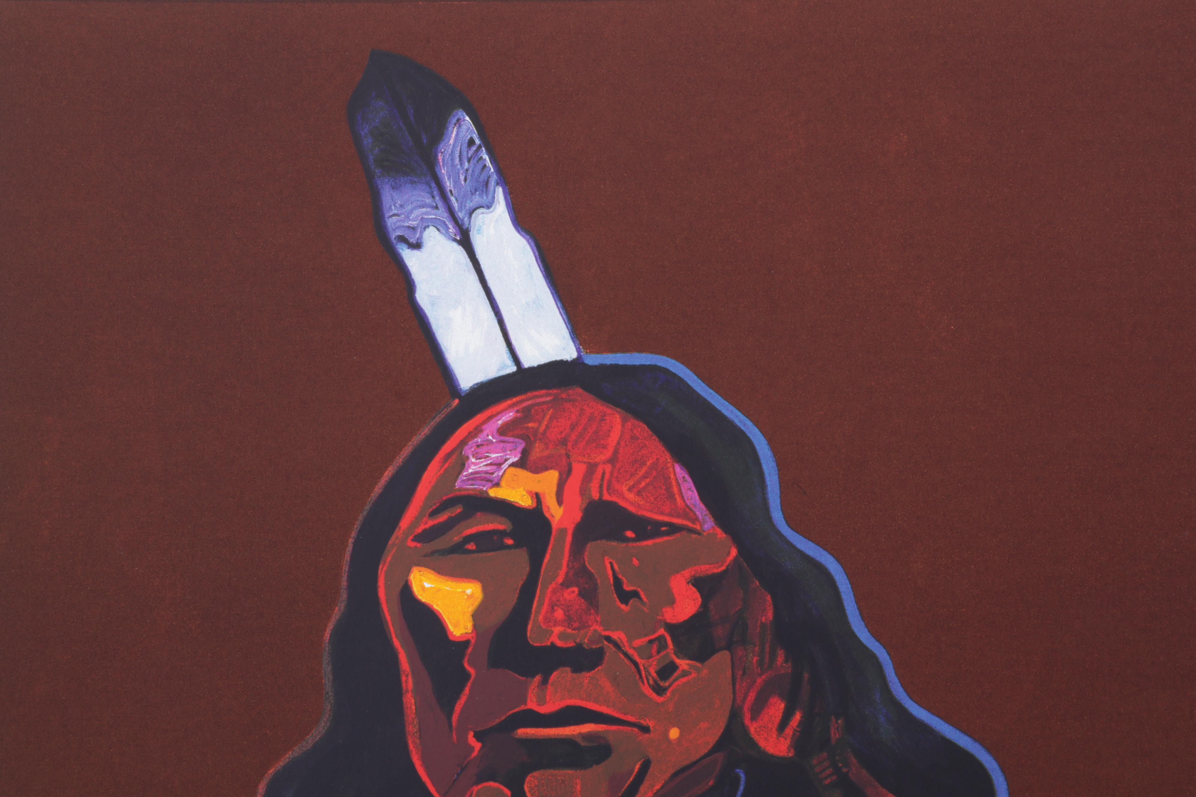 John Nieto Serigraph "White Bear," 1996