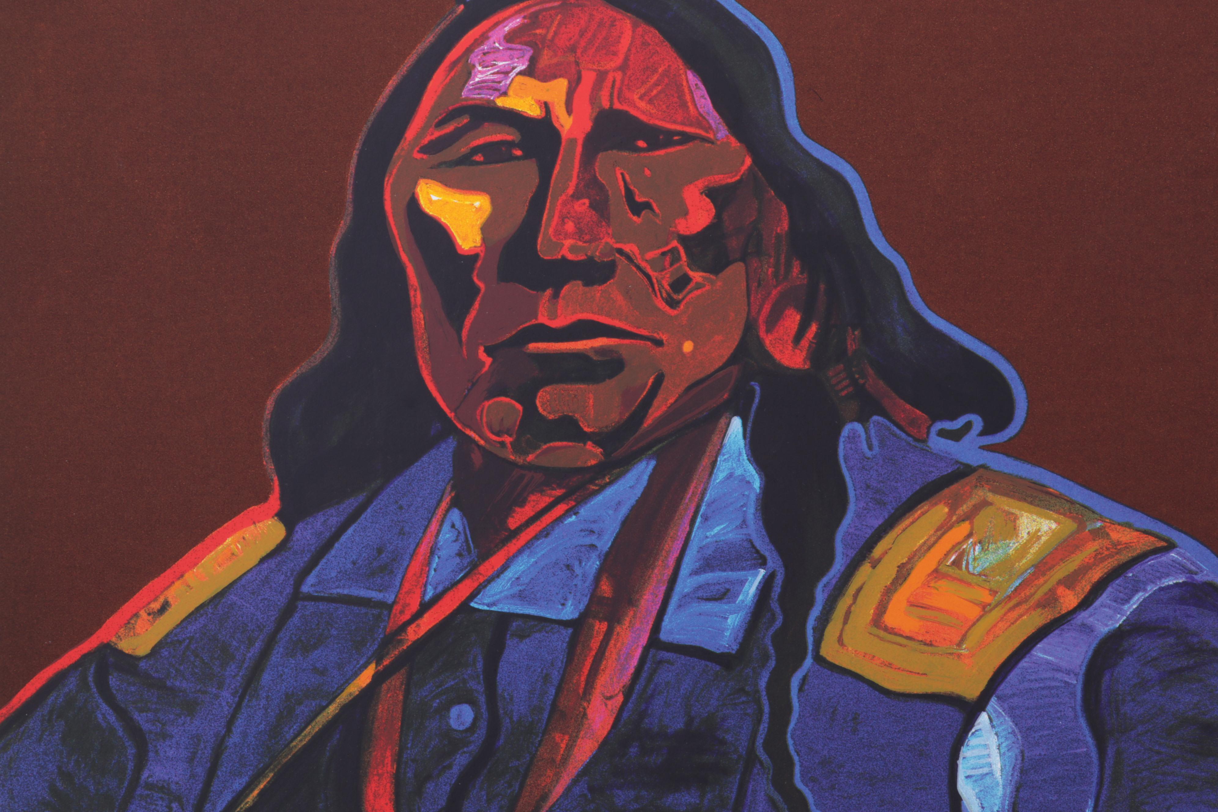 John Nieto Serigraph "White Bear," 1996