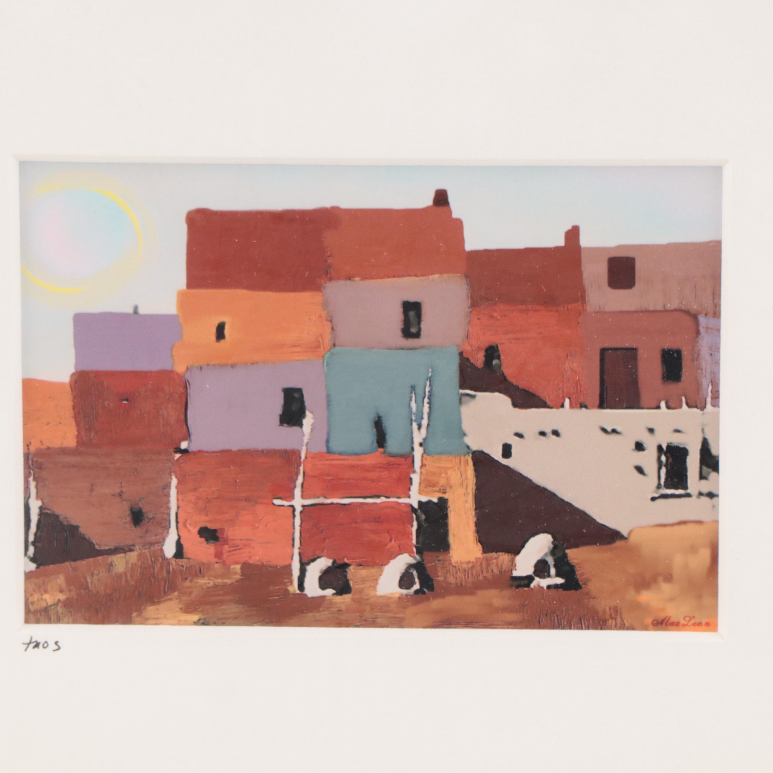 Giclée After Alac Lean "Taos," Late 20th Century