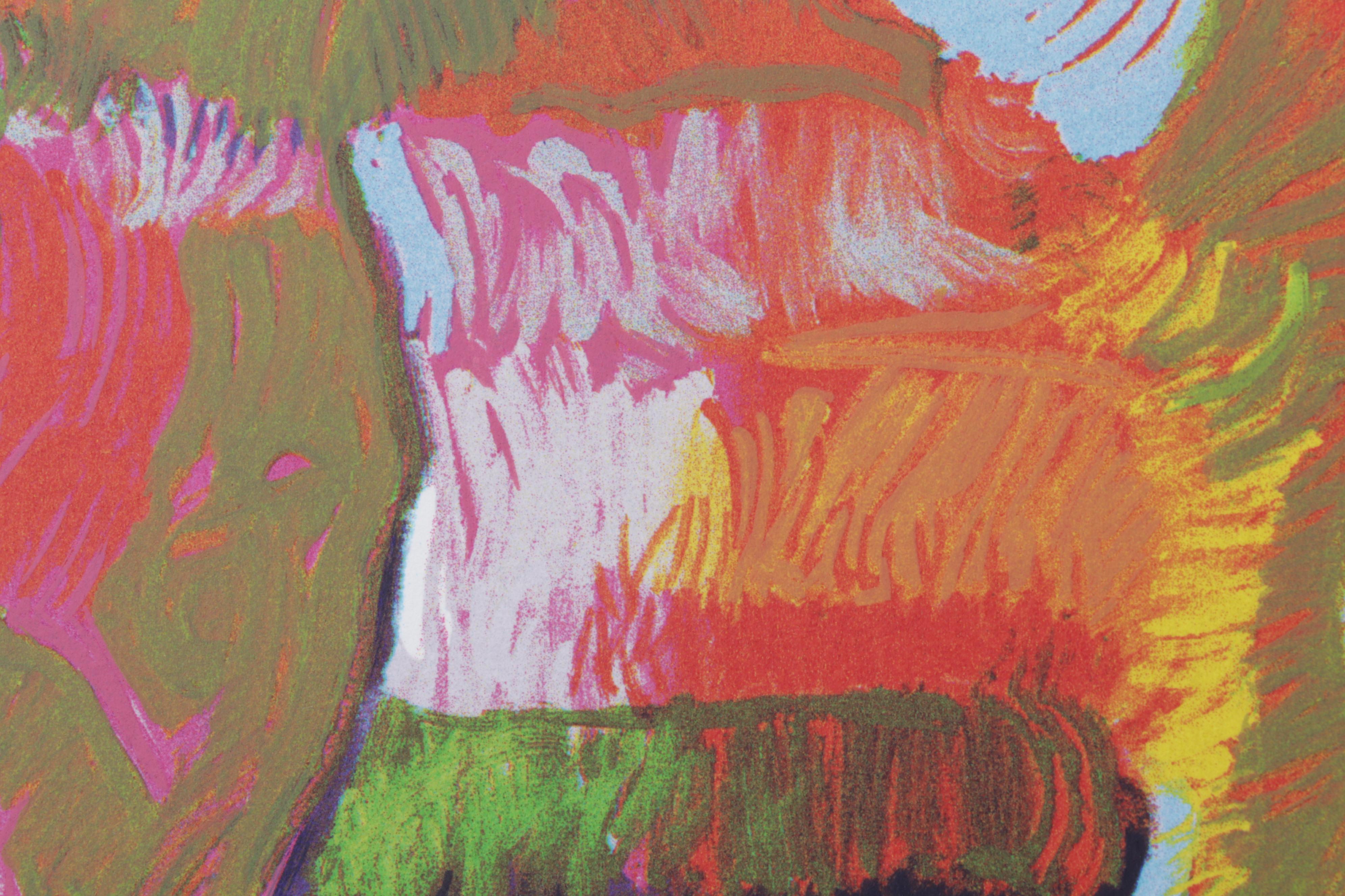 John Nieto Serigraph "Mexican Grey Wolf," 1996