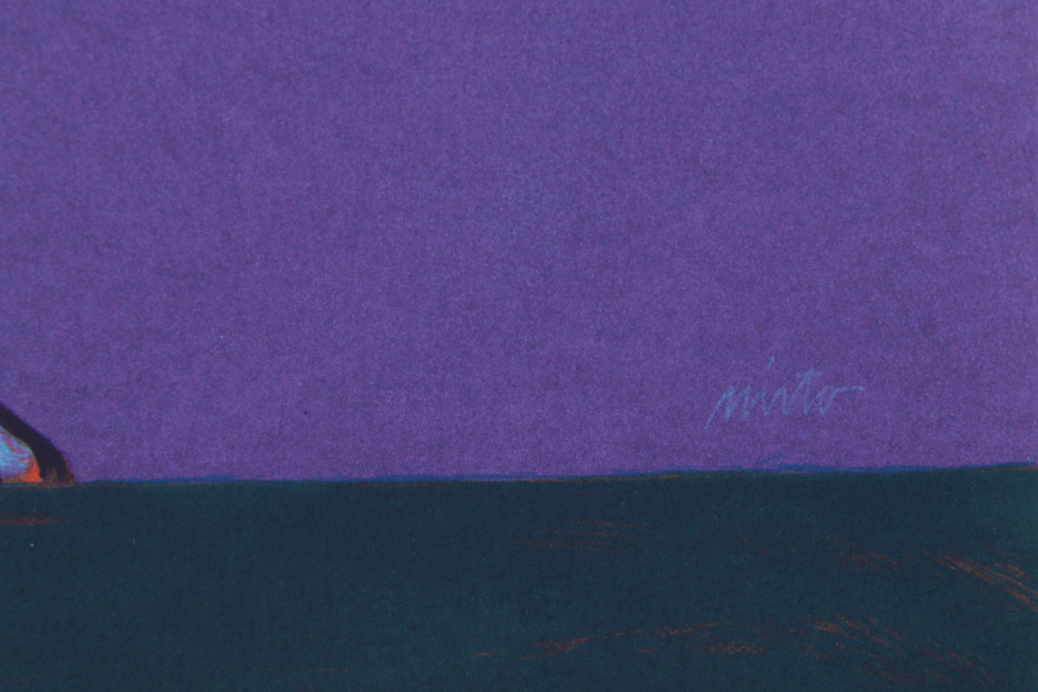 John Nieto Serigraph "Mexican Grey Wolf," 1996