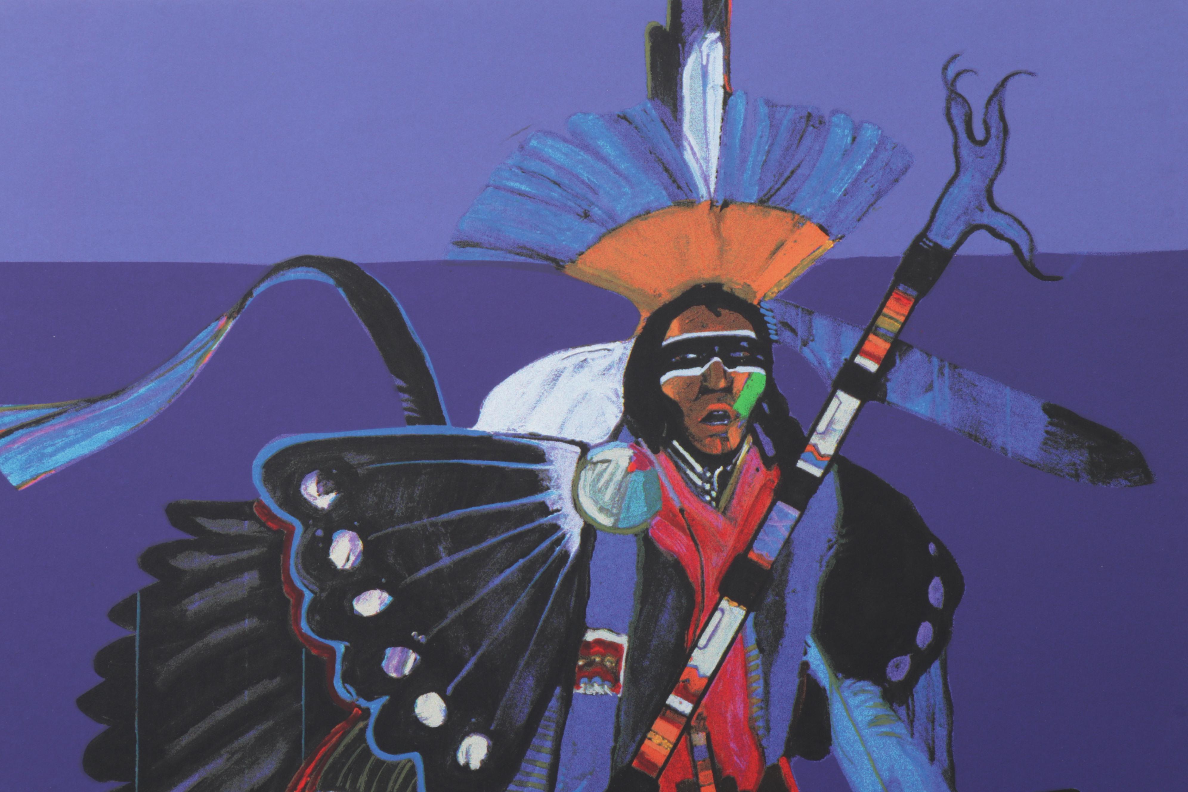 John Nieto Serigraph "Traditional Dancer," 1996