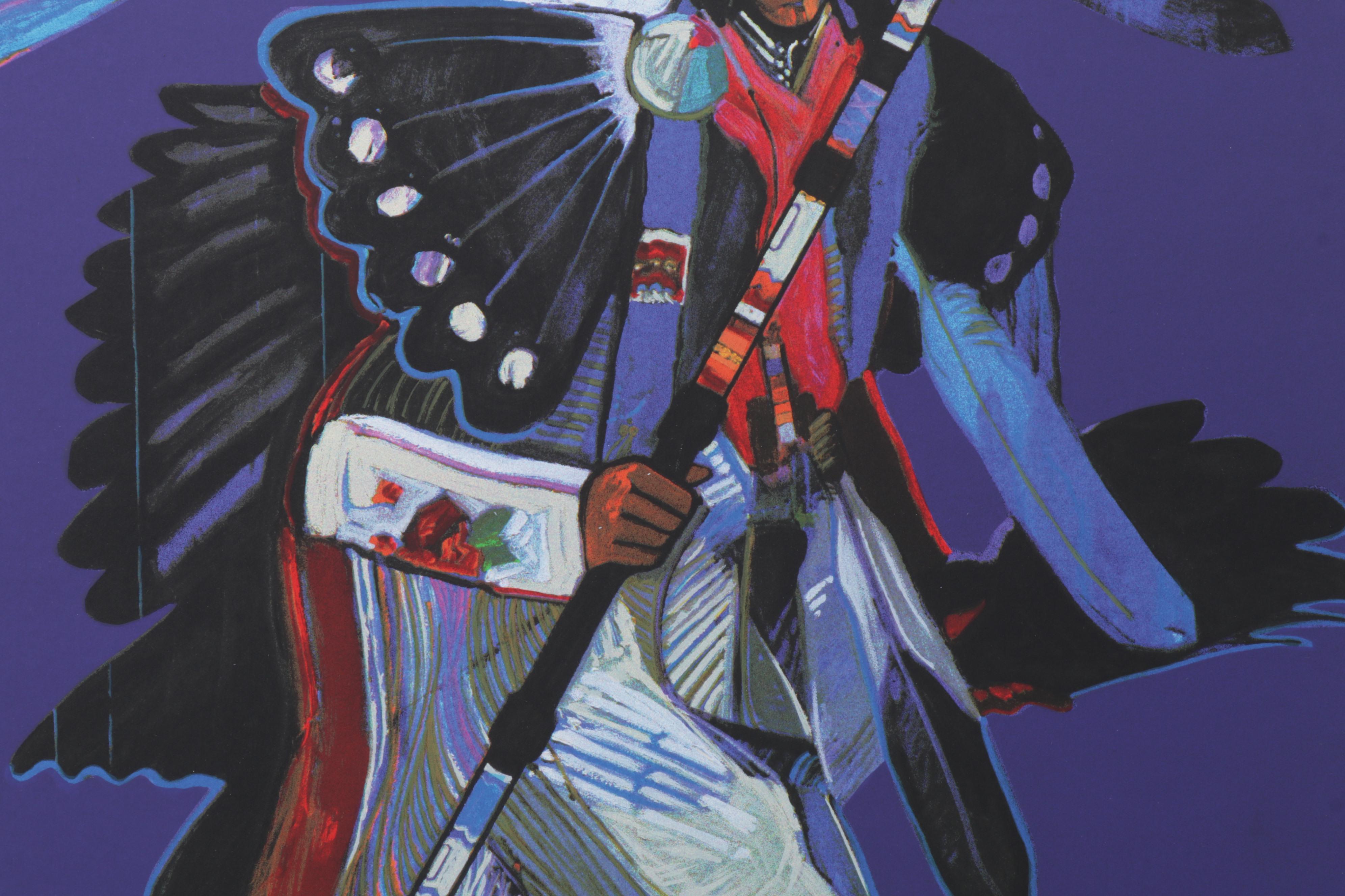 John Nieto Serigraph "Traditional Dancer," 1996