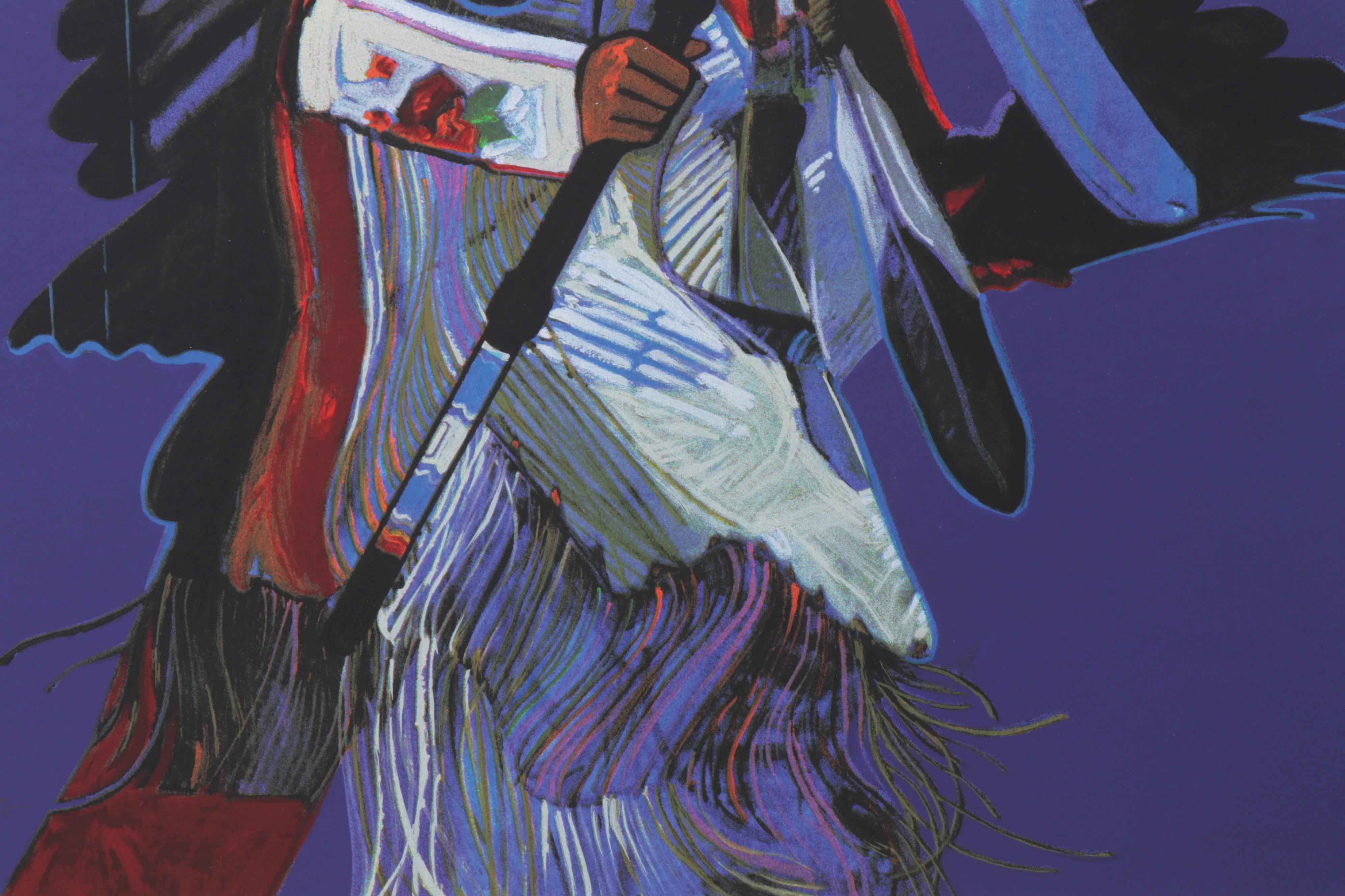 John Nieto Serigraph "Traditional Dancer," 1996