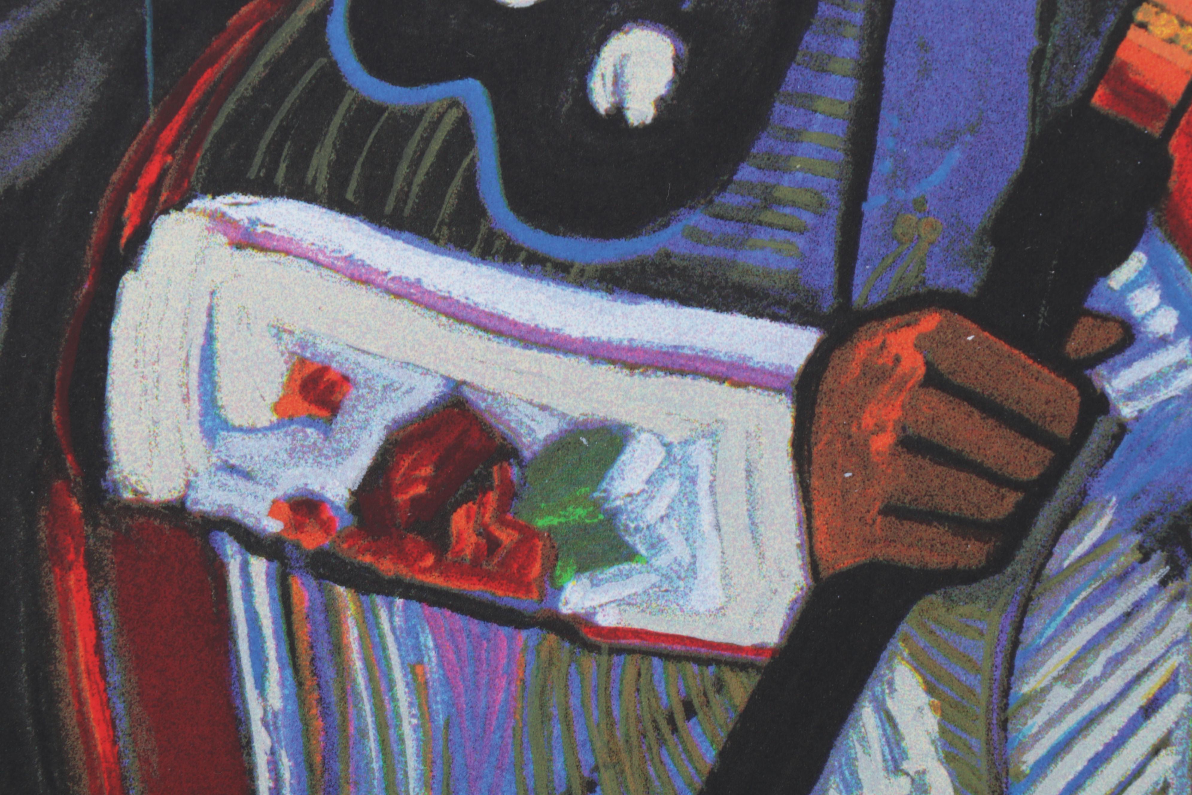 John Nieto Serigraph "Traditional Dancer," 1996