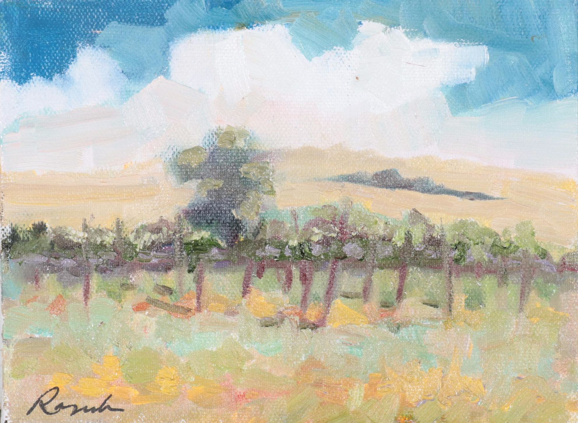Sally Rosenbaum Landscape Oil Painting, 21st Century