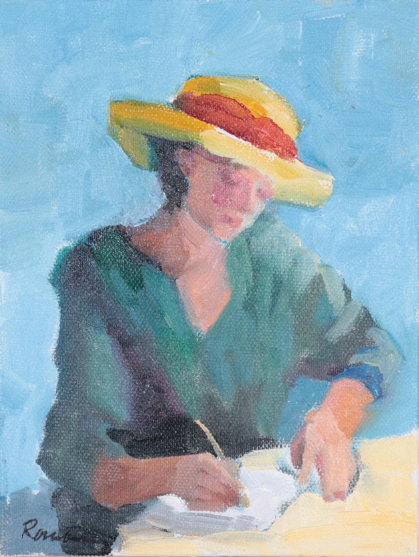 Sally Rosenbaum Figural Oil Painting, 21st Century