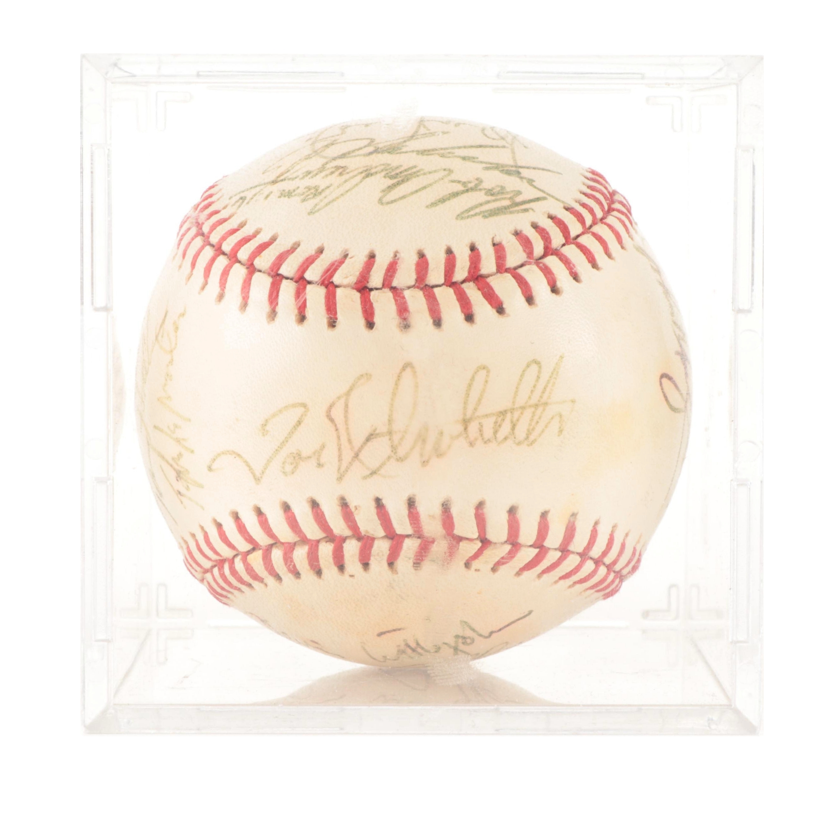 San Francisco Giants Signed Rawlings Baseball with McCovey, More, Late 1970s